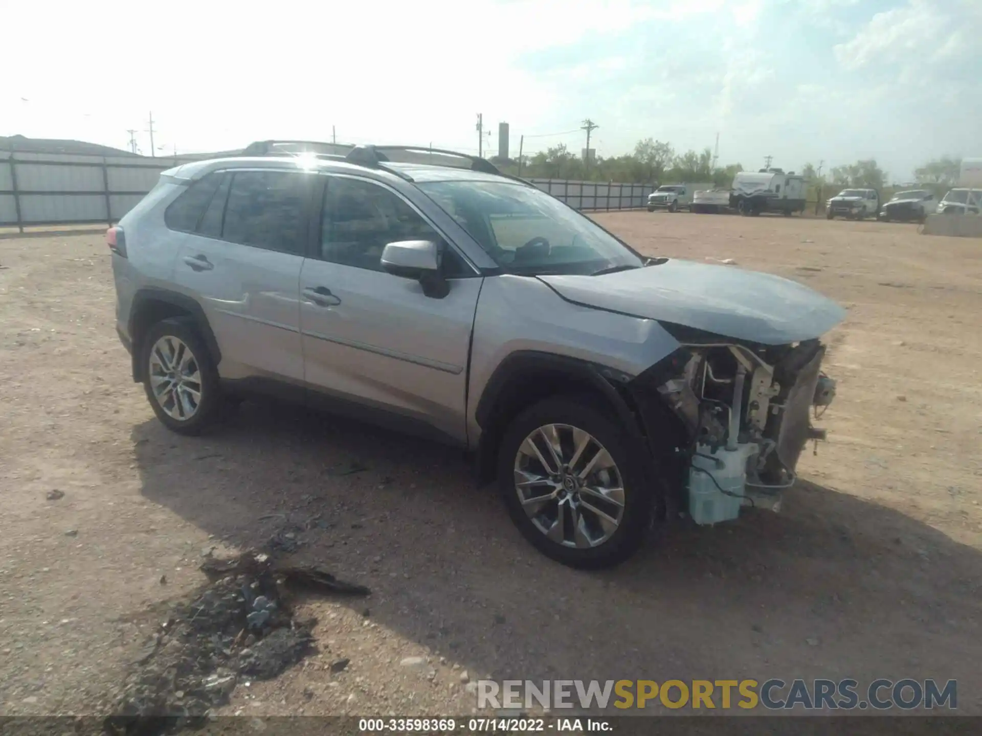 1 Photograph of a damaged car 2T3C1RFV1KC023952 TOYOTA RAV4 2019