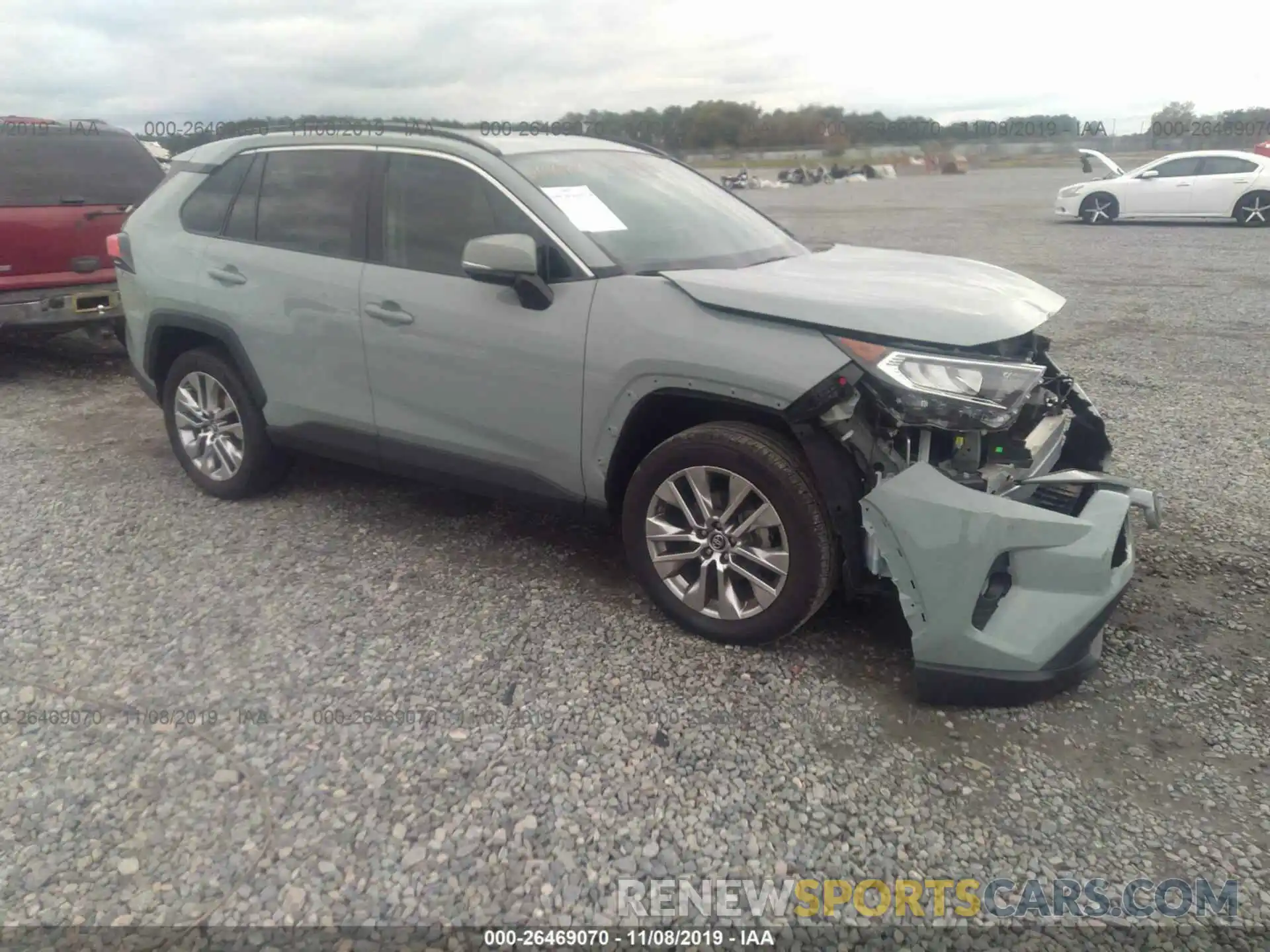 1 Photograph of a damaged car 2T3C1RFV1KW002209 TOYOTA RAV4 2019