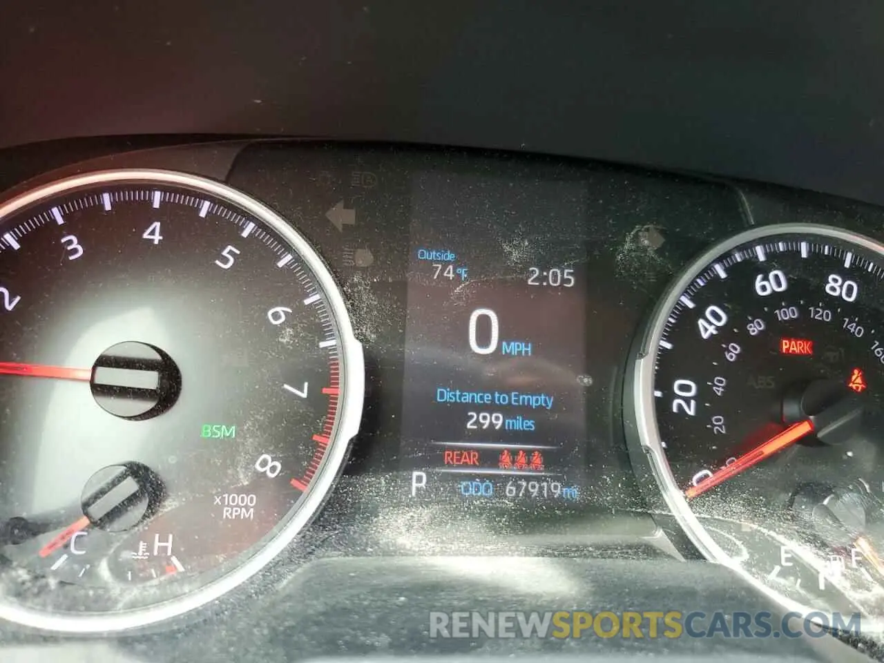 9 Photograph of a damaged car 2T3C1RFV2KC012054 TOYOTA RAV4 2019