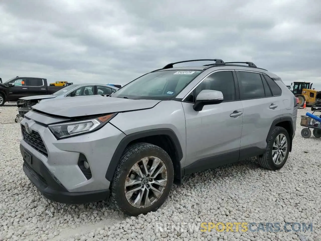 1 Photograph of a damaged car 2T3C1RFV2KC022891 TOYOTA RAV4 2019