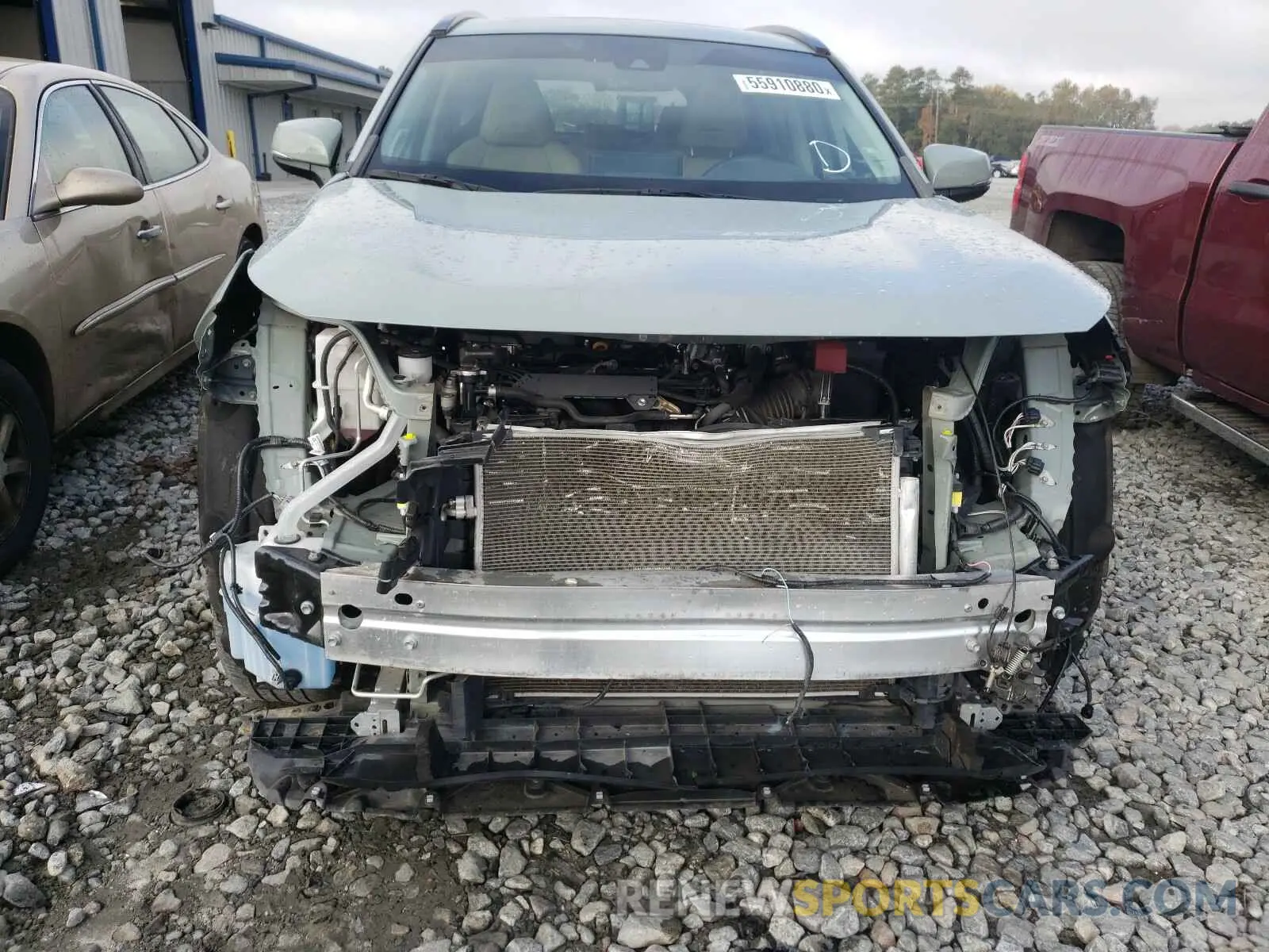 9 Photograph of a damaged car 2T3C1RFV2KW006513 TOYOTA RAV4 2019
