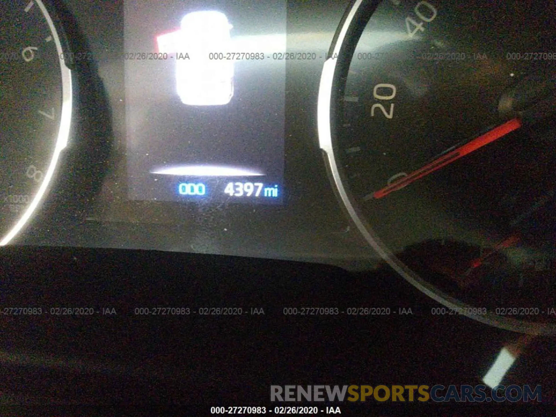 7 Photograph of a damaged car 2T3C1RFV2KW053573 TOYOTA RAV4 2019