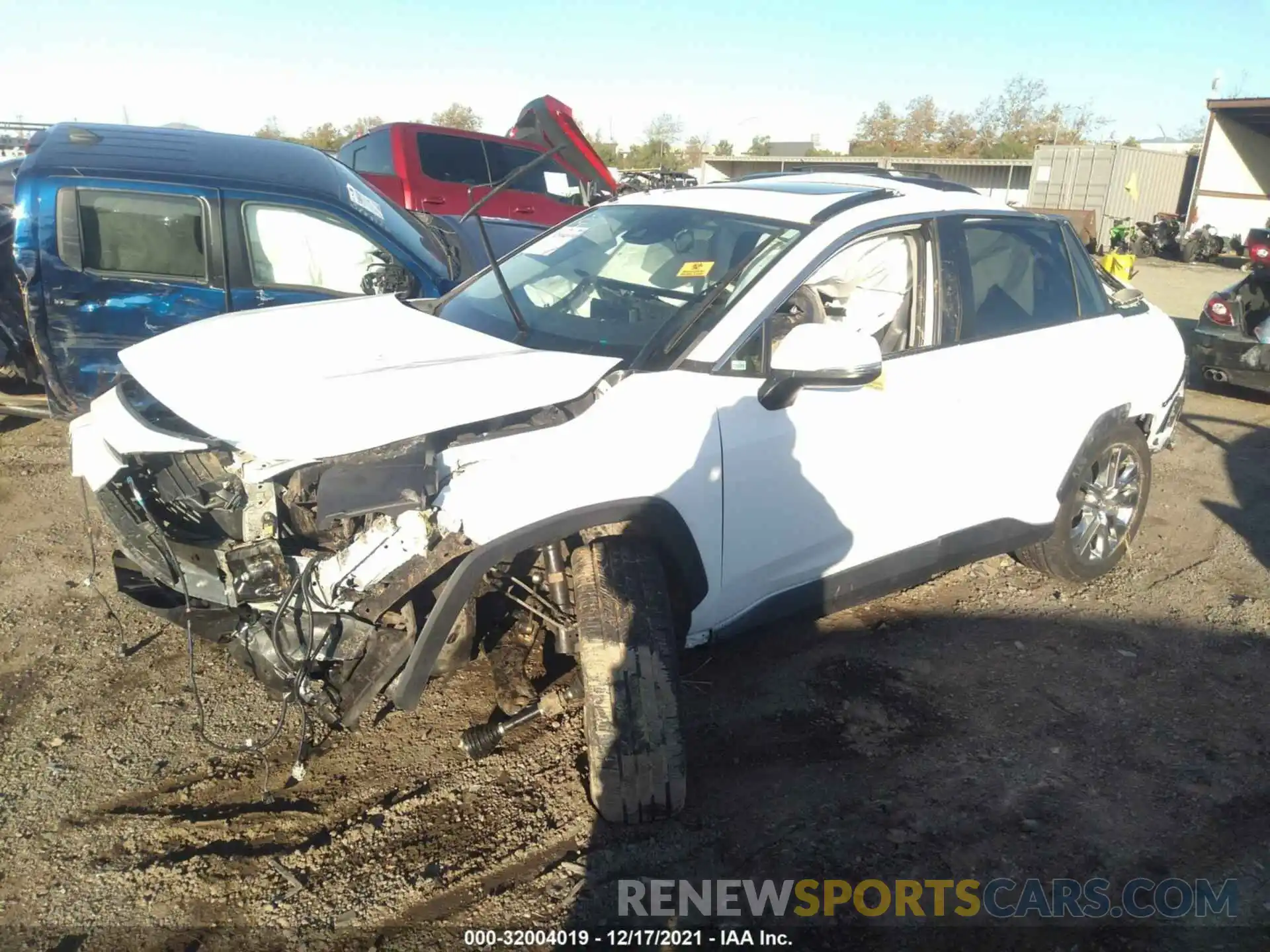 2 Photograph of a damaged car 2T3C1RFV2KW056537 TOYOTA RAV4 2019