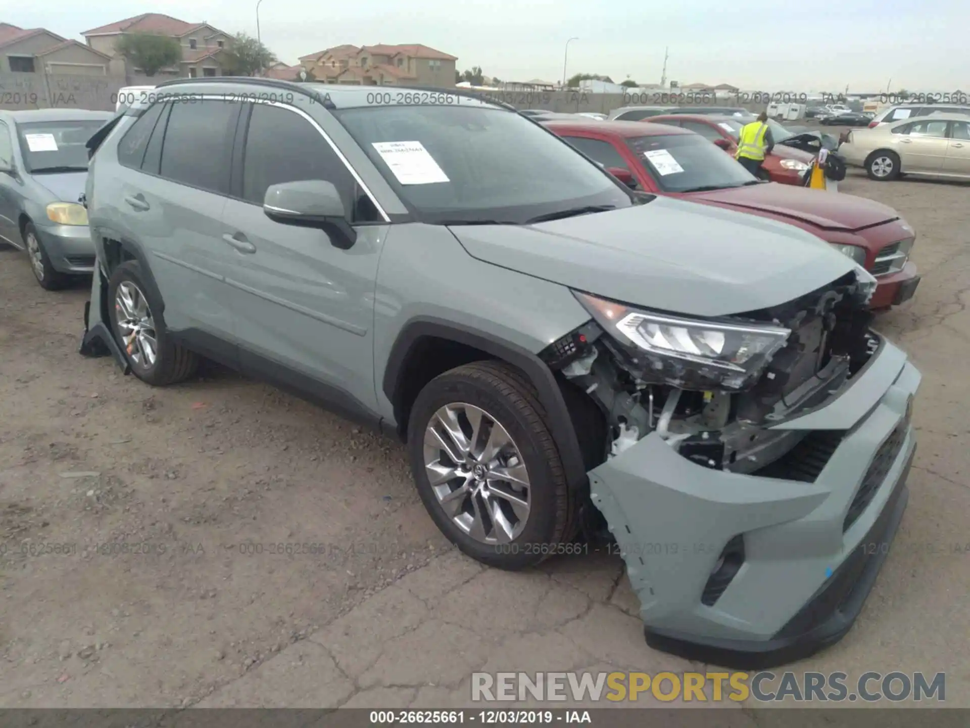 1 Photograph of a damaged car 2T3C1RFV3KW014491 TOYOTA RAV4 2019