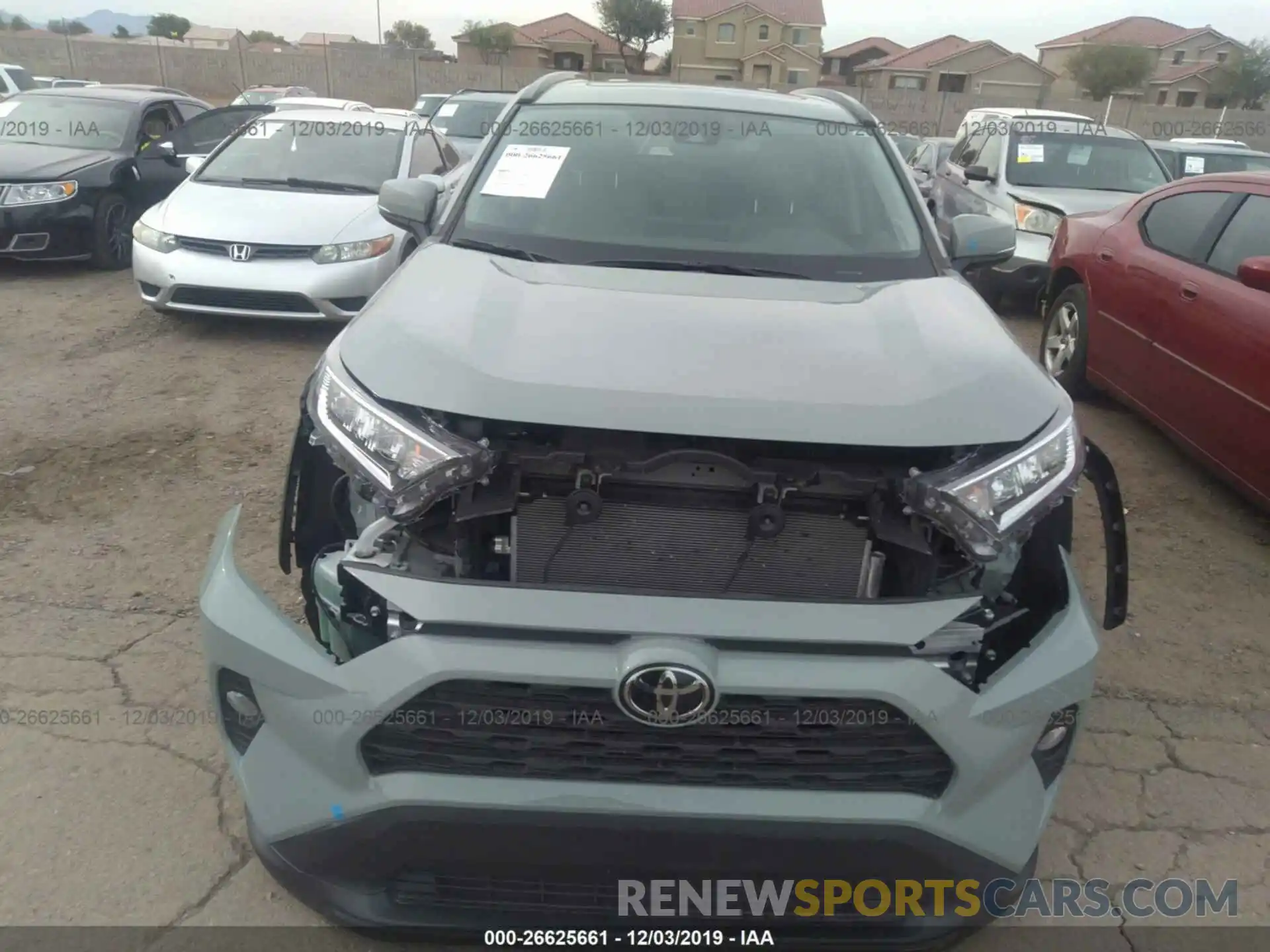 6 Photograph of a damaged car 2T3C1RFV3KW014491 TOYOTA RAV4 2019