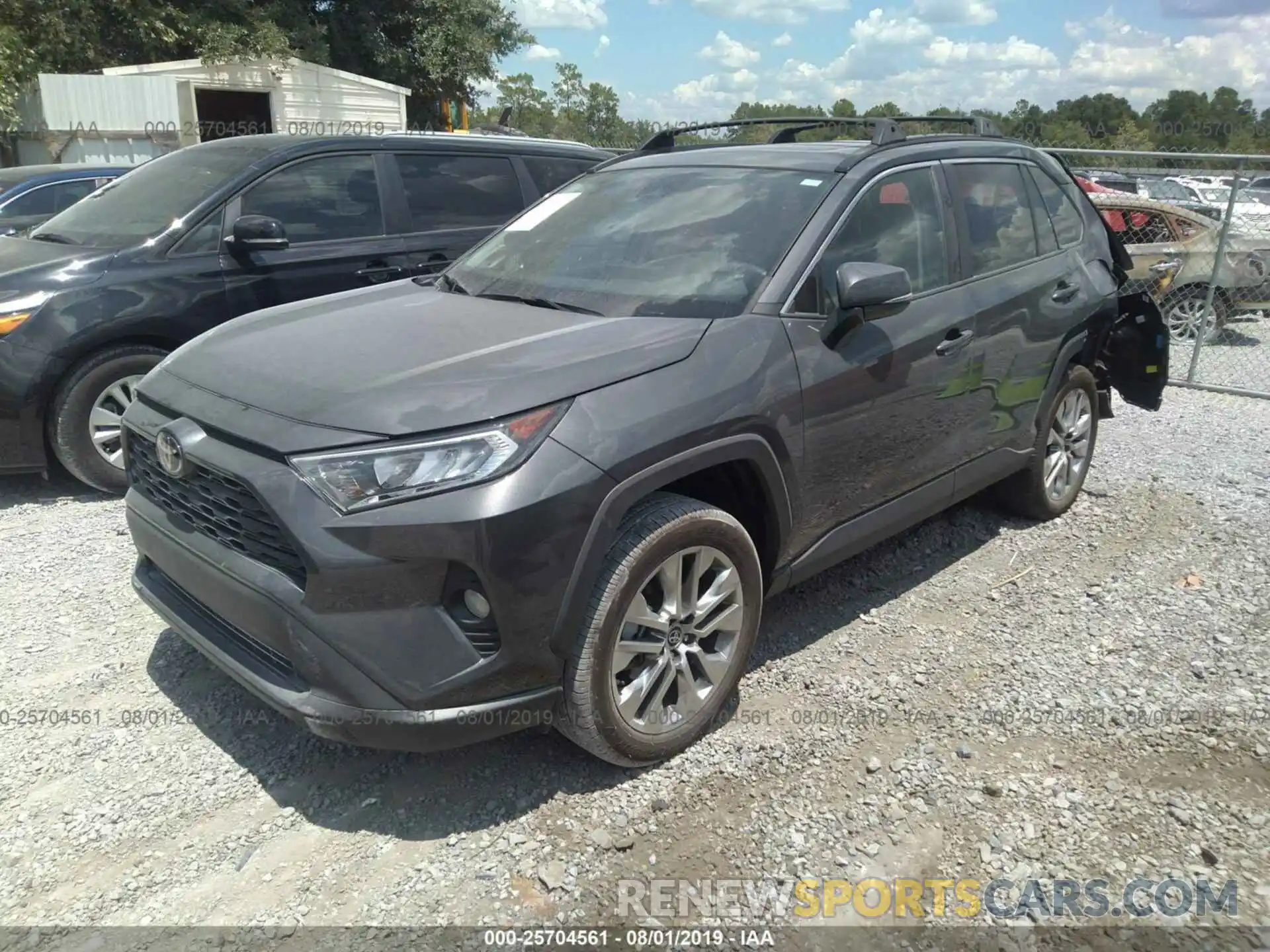 2 Photograph of a damaged car 2T3C1RFV3KW016564 TOYOTA RAV4 2019