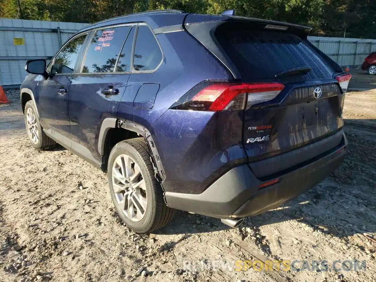 3 Photograph of a damaged car 2T3C1RFV3KW020047 TOYOTA RAV4 2019