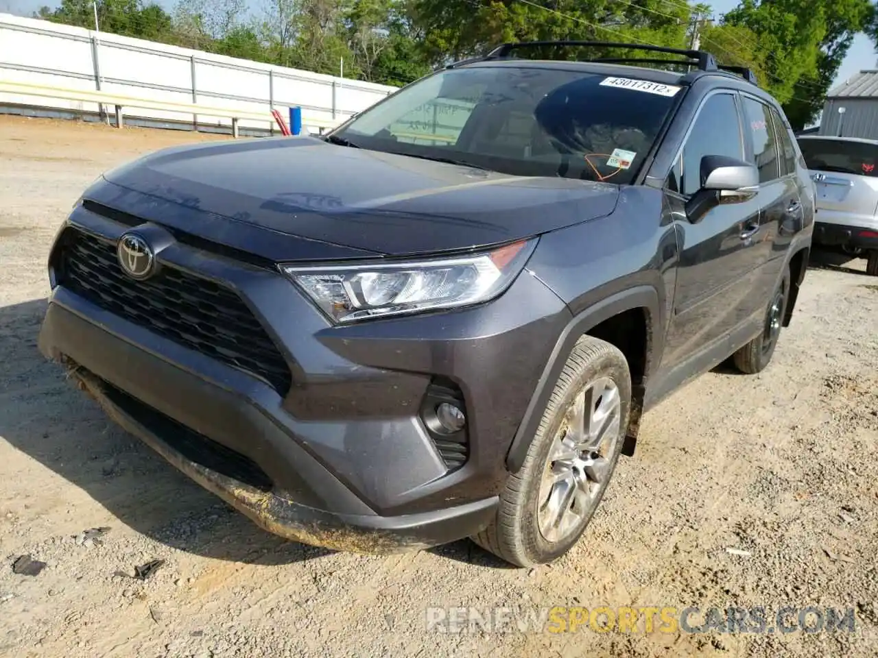 2 Photograph of a damaged car 2T3C1RFV4KC030376 TOYOTA RAV4 2019