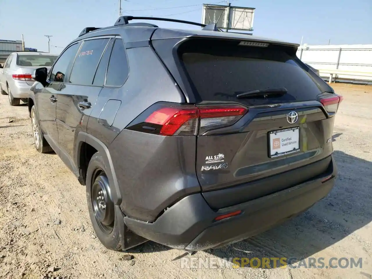 3 Photograph of a damaged car 2T3C1RFV4KC030376 TOYOTA RAV4 2019