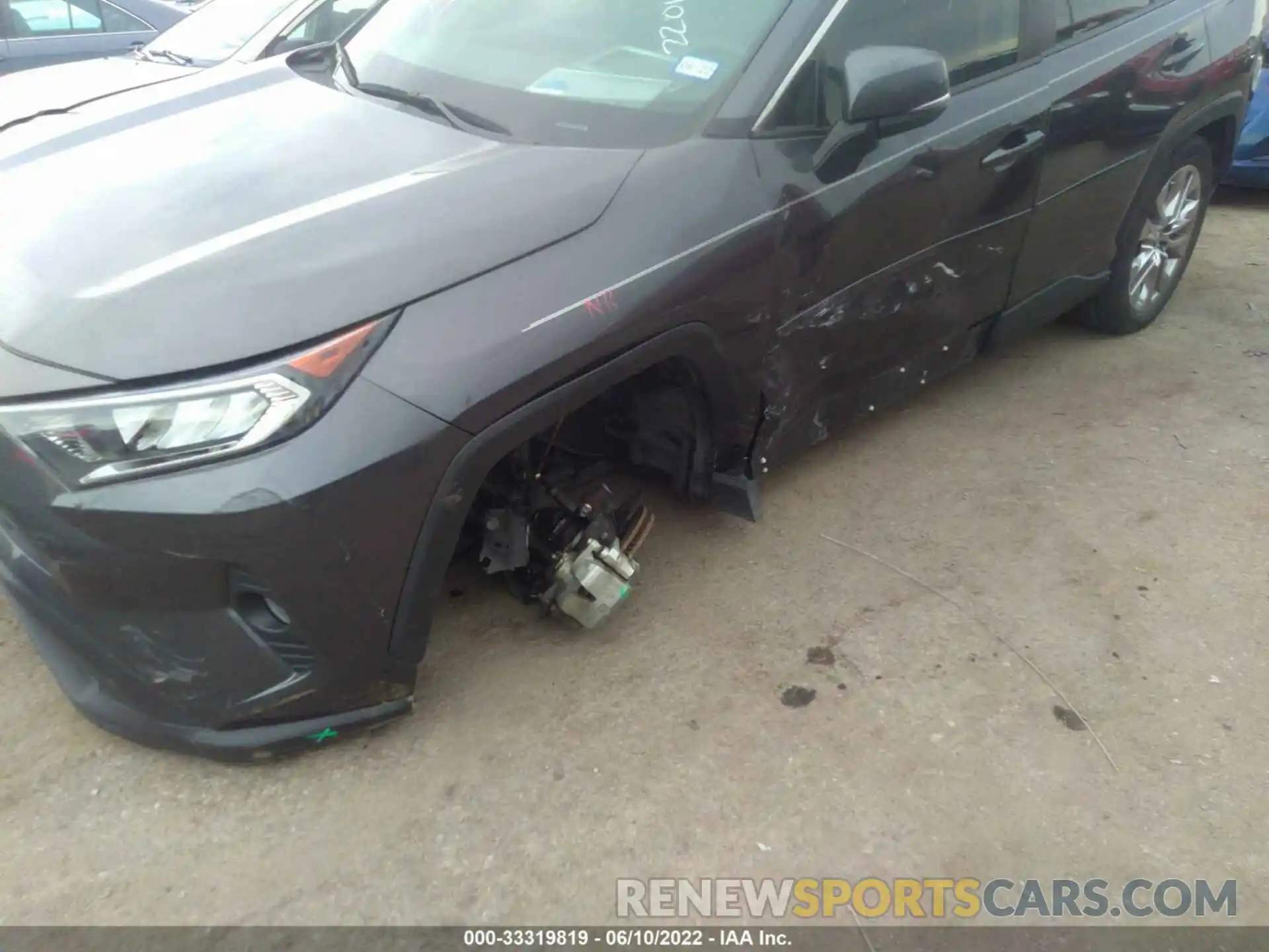 6 Photograph of a damaged car 2T3C1RFV4KW019635 TOYOTA RAV4 2019