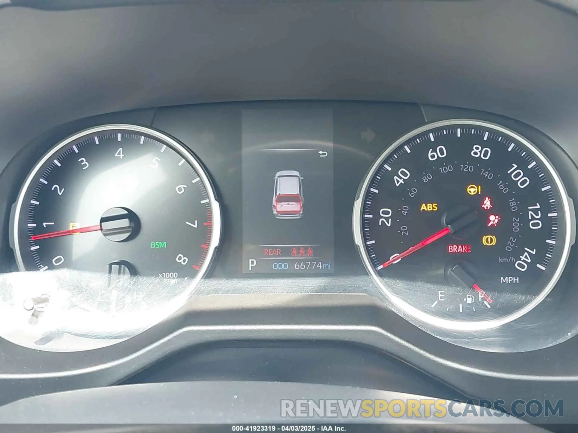 7 Photograph of a damaged car 2T3C1RFV4KW021885 TOYOTA RAV4 2019