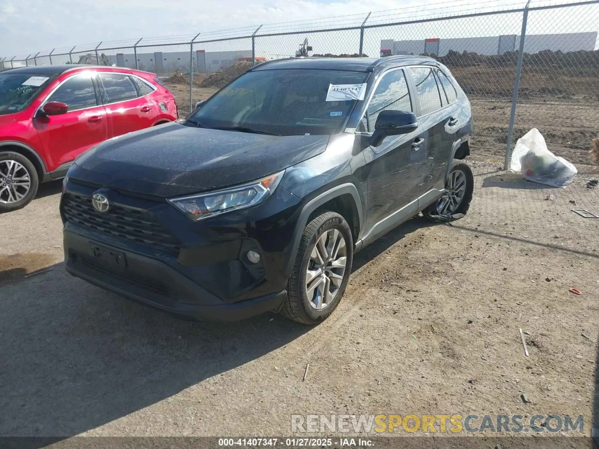 2 Photograph of a damaged car 2T3C1RFV5KC023727 TOYOTA RAV4 2019