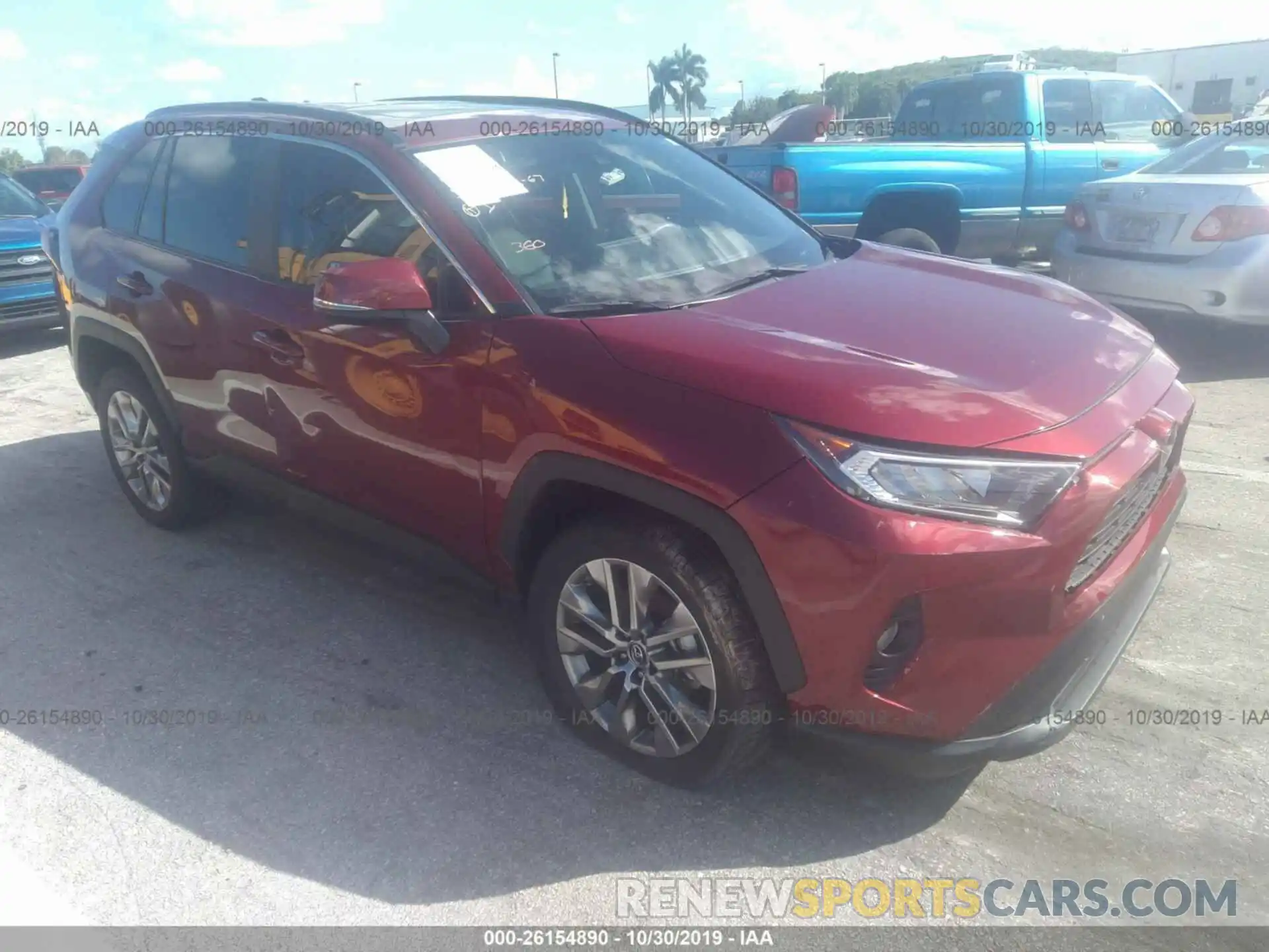 1 Photograph of a damaged car 2T3C1RFV6KW018678 TOYOTA RAV4 2019