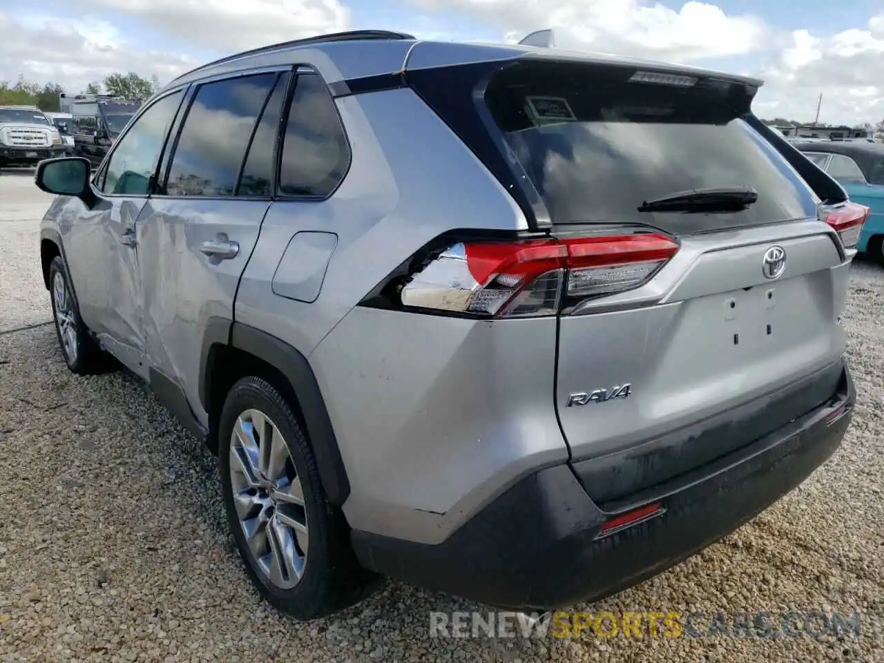 3 Photograph of a damaged car 2T3C1RFV6KW022634 TOYOTA RAV4 2019