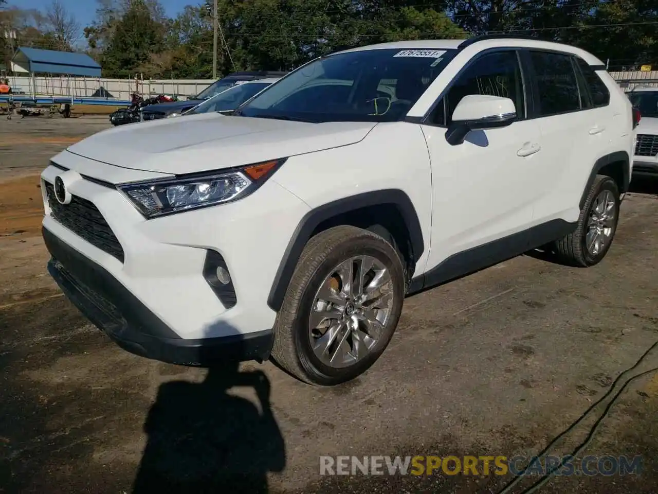 2 Photograph of a damaged car 2T3C1RFV7KC010235 TOYOTA RAV4 2019