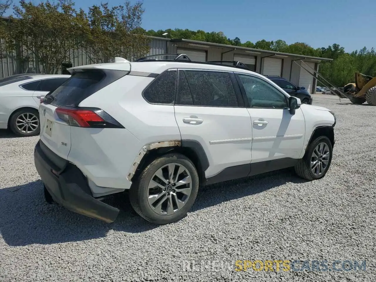 3 Photograph of a damaged car 2T3C1RFV7KC021848 TOYOTA RAV4 2019