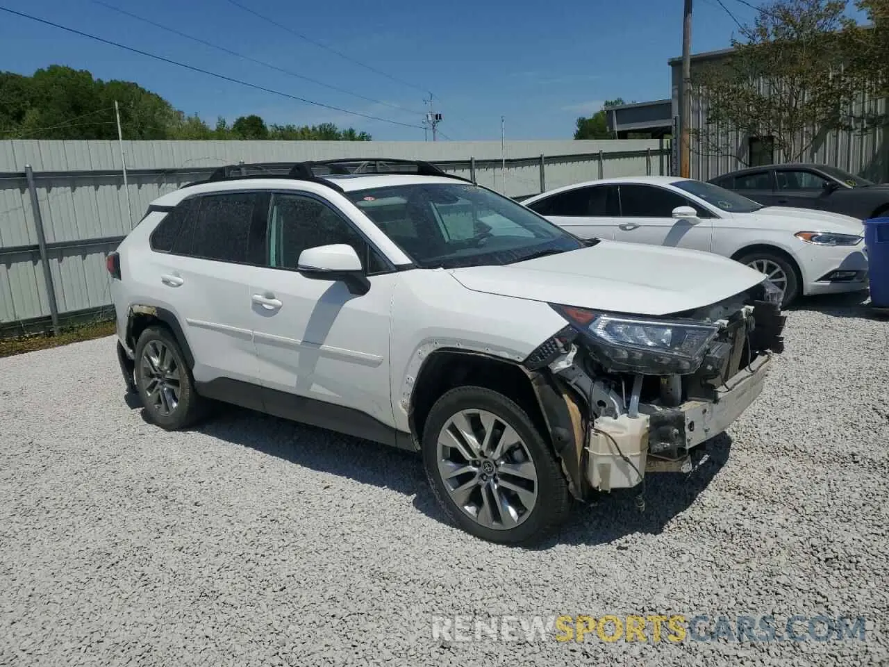 4 Photograph of a damaged car 2T3C1RFV7KC021848 TOYOTA RAV4 2019