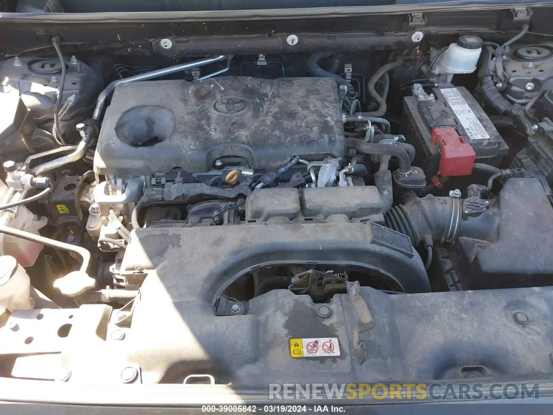 10 Photograph of a damaged car 2T3C1RFV7KW001338 TOYOTA RAV4 2019