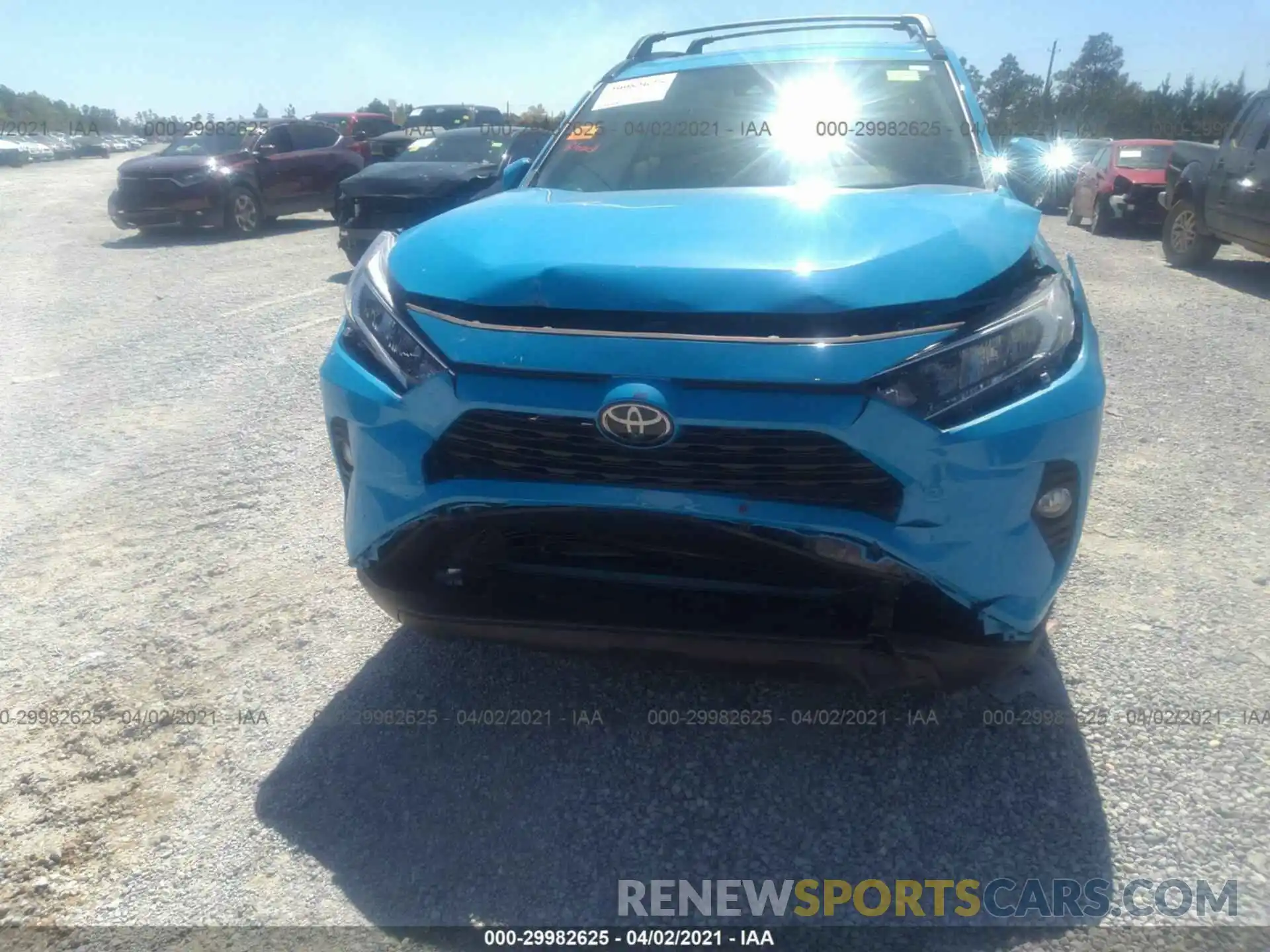 6 Photograph of a damaged car 2T3C1RFV7KW016955 TOYOTA RAV4 2019