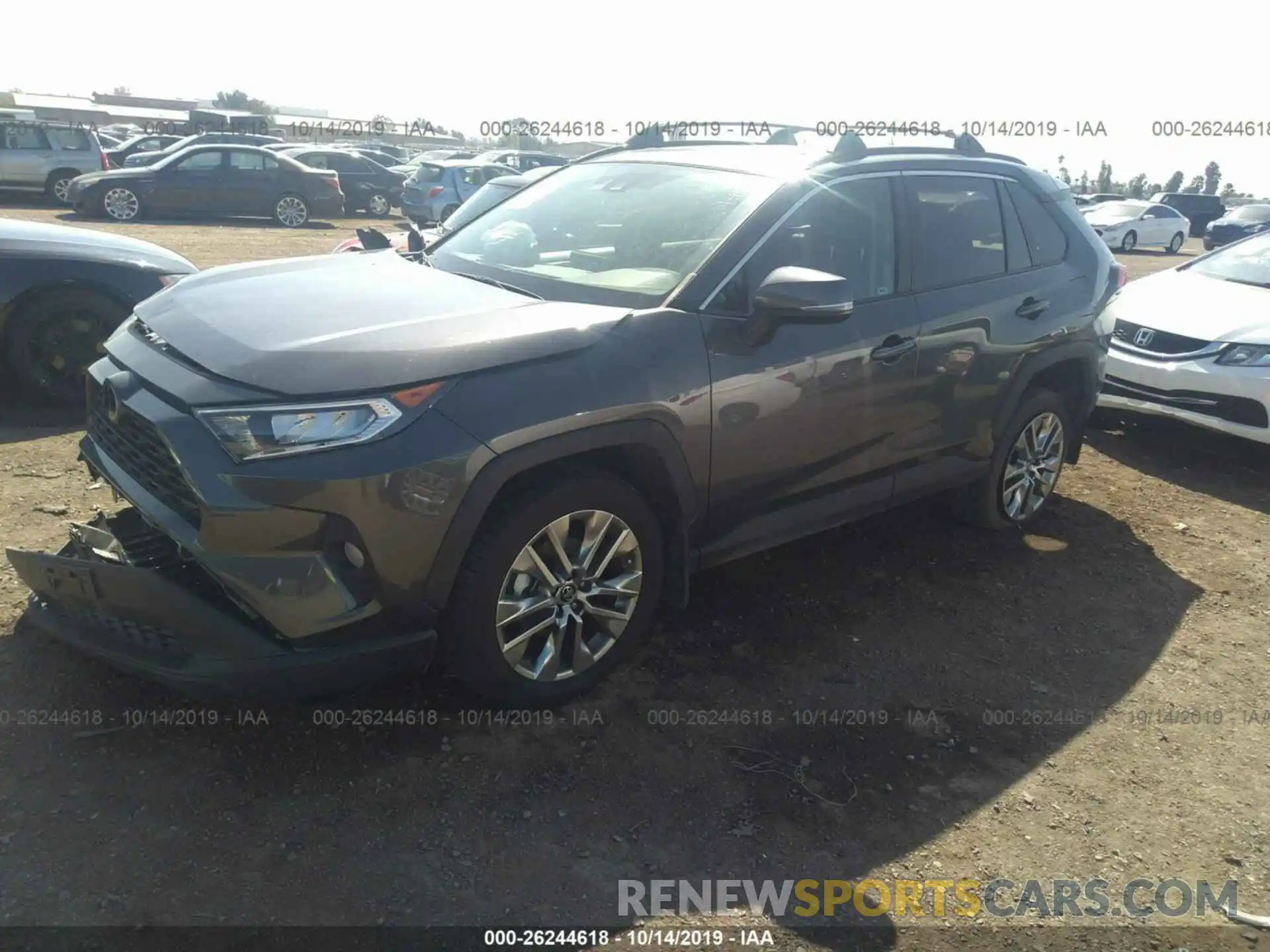 2 Photograph of a damaged car 2T3C1RFV8KW022134 TOYOTA RAV4 2019