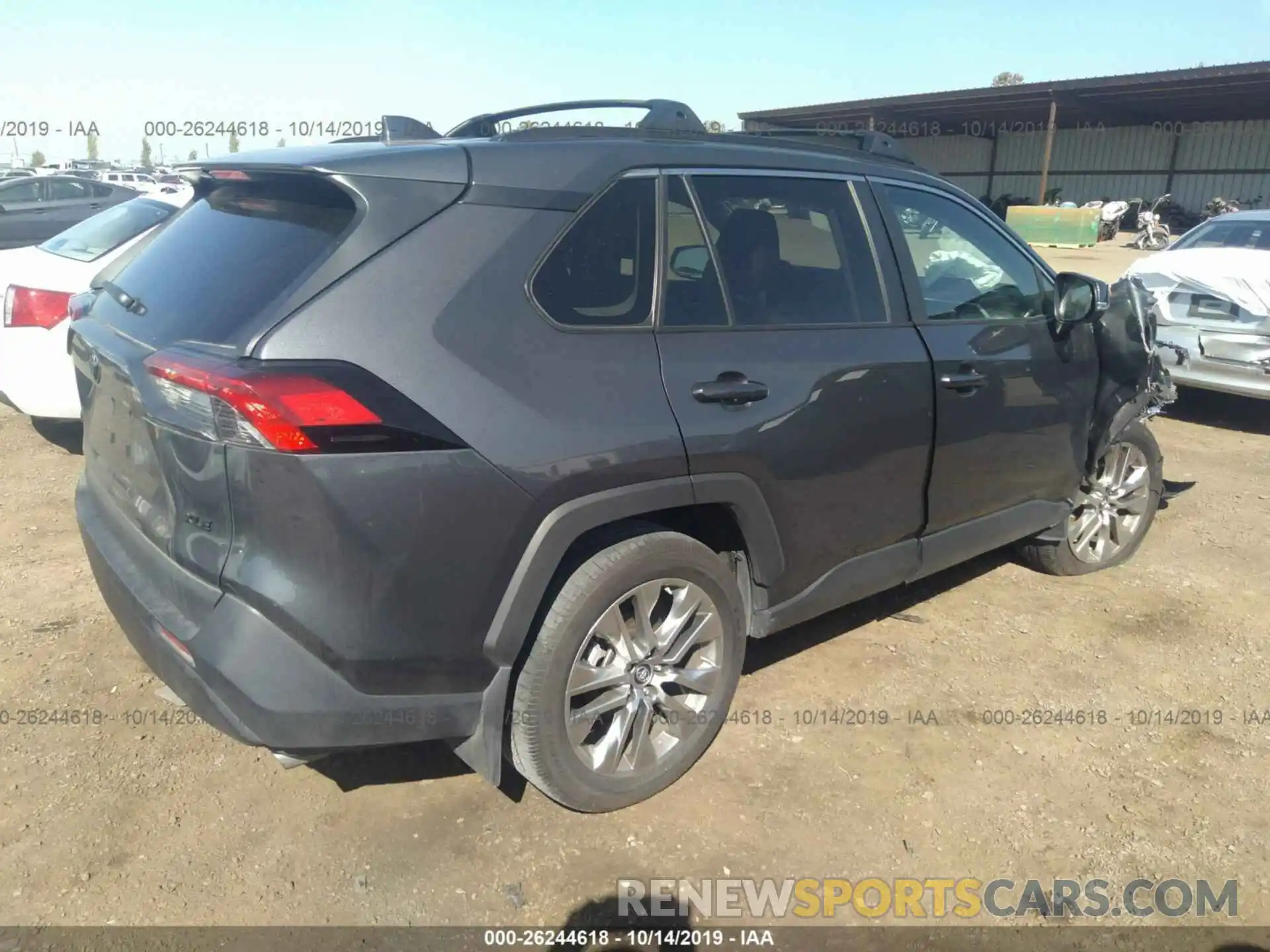 4 Photograph of a damaged car 2T3C1RFV8KW022134 TOYOTA RAV4 2019