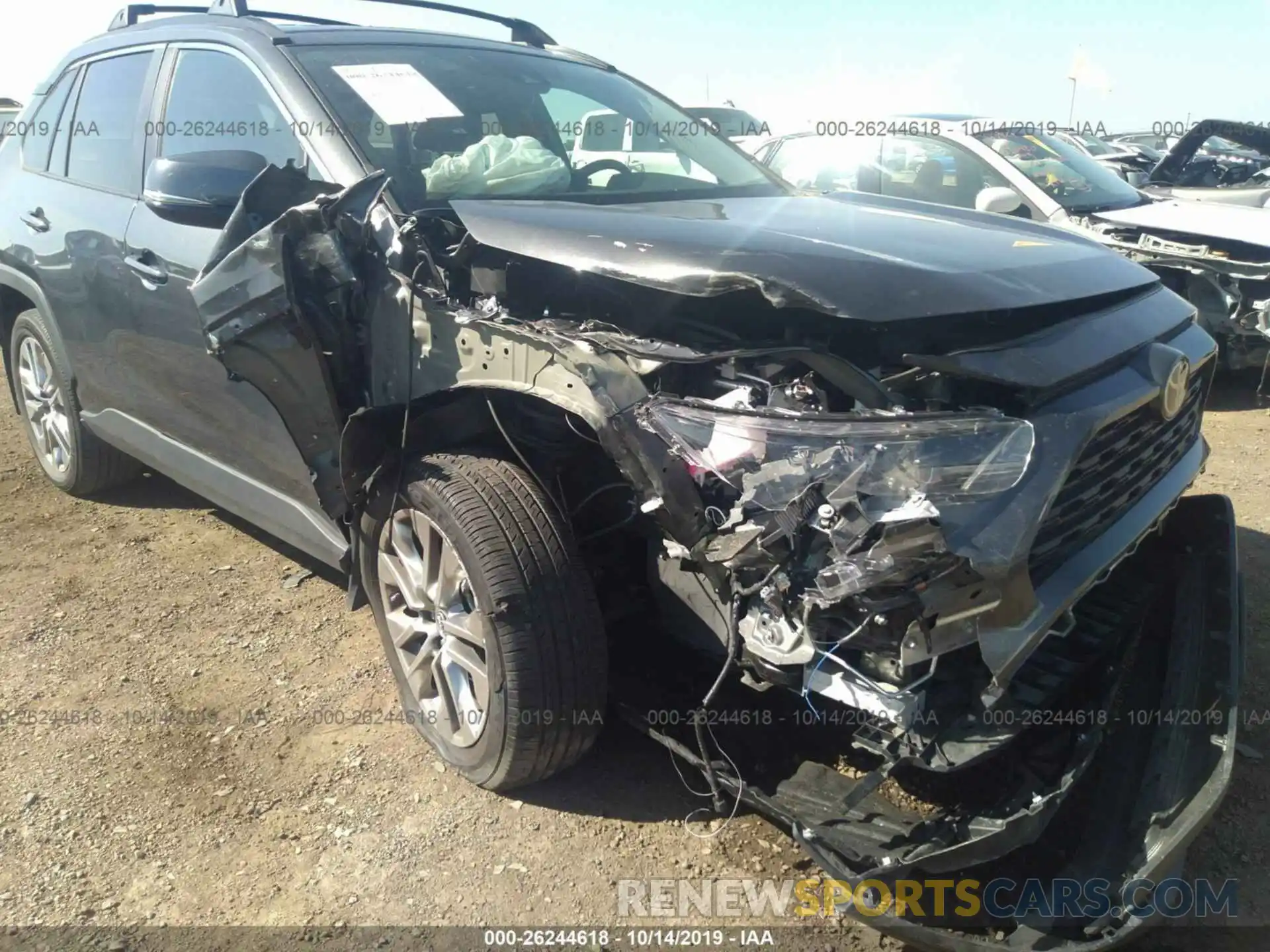 6 Photograph of a damaged car 2T3C1RFV8KW022134 TOYOTA RAV4 2019