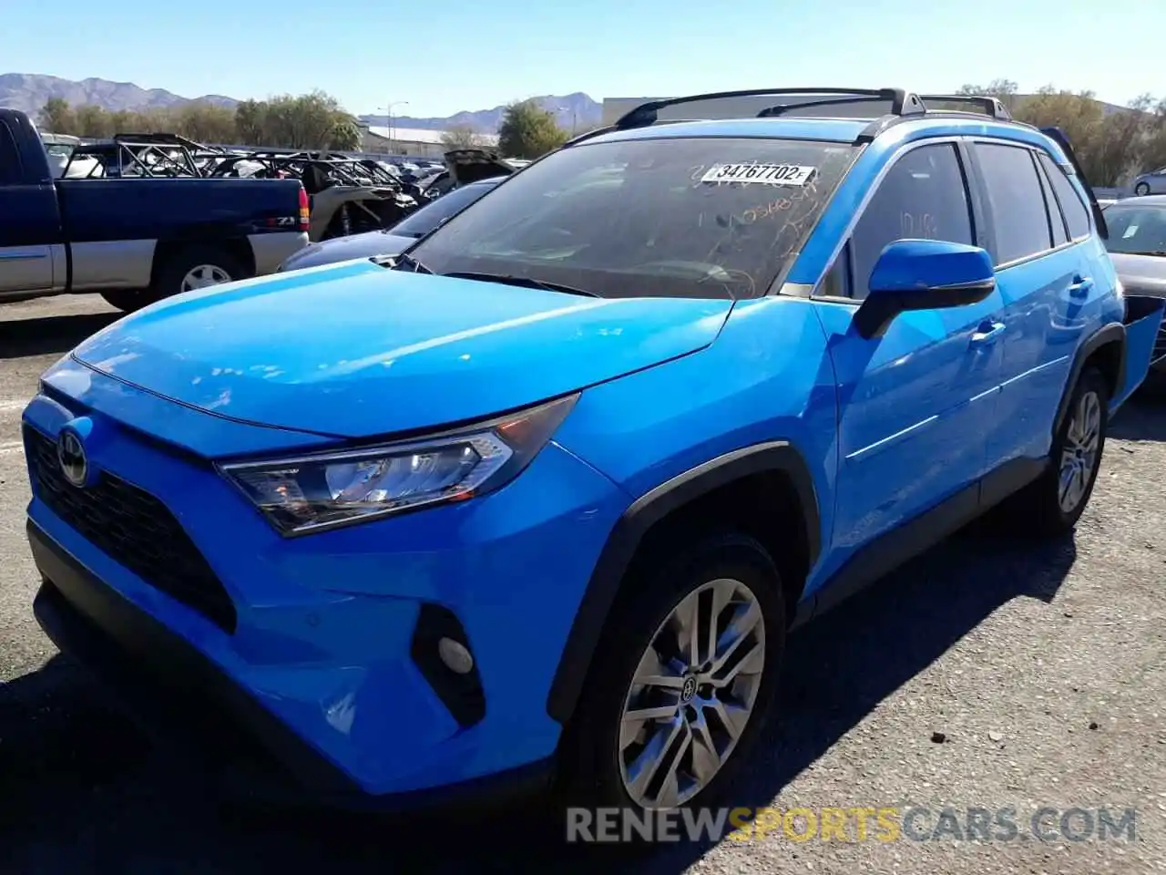 2 Photograph of a damaged car 2T3C1RFV8KW056851 TOYOTA RAV4 2019