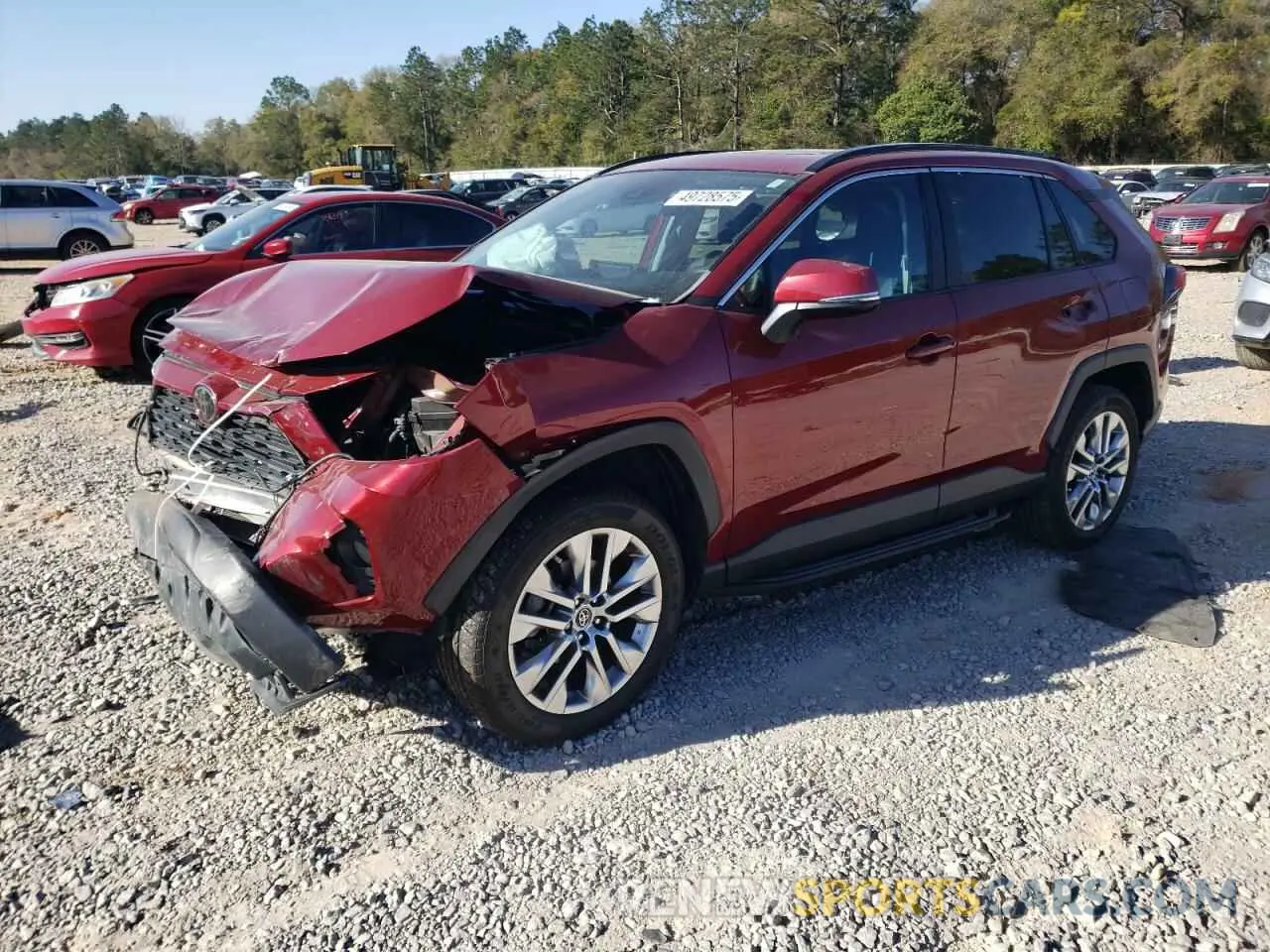 1 Photograph of a damaged car 2T3C1RFV9KC010222 TOYOTA RAV4 2019