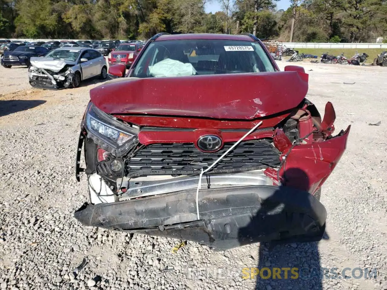 5 Photograph of a damaged car 2T3C1RFV9KC010222 TOYOTA RAV4 2019