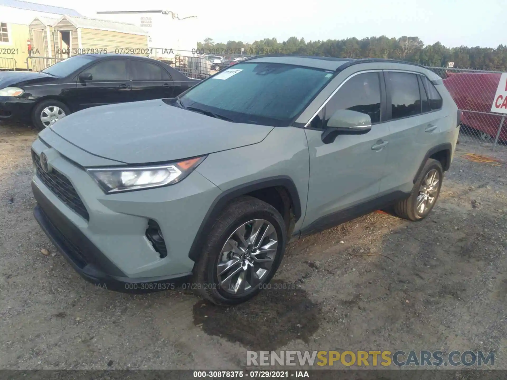 2 Photograph of a damaged car 2T3C1RFV9KC012844 TOYOTA RAV4 2019