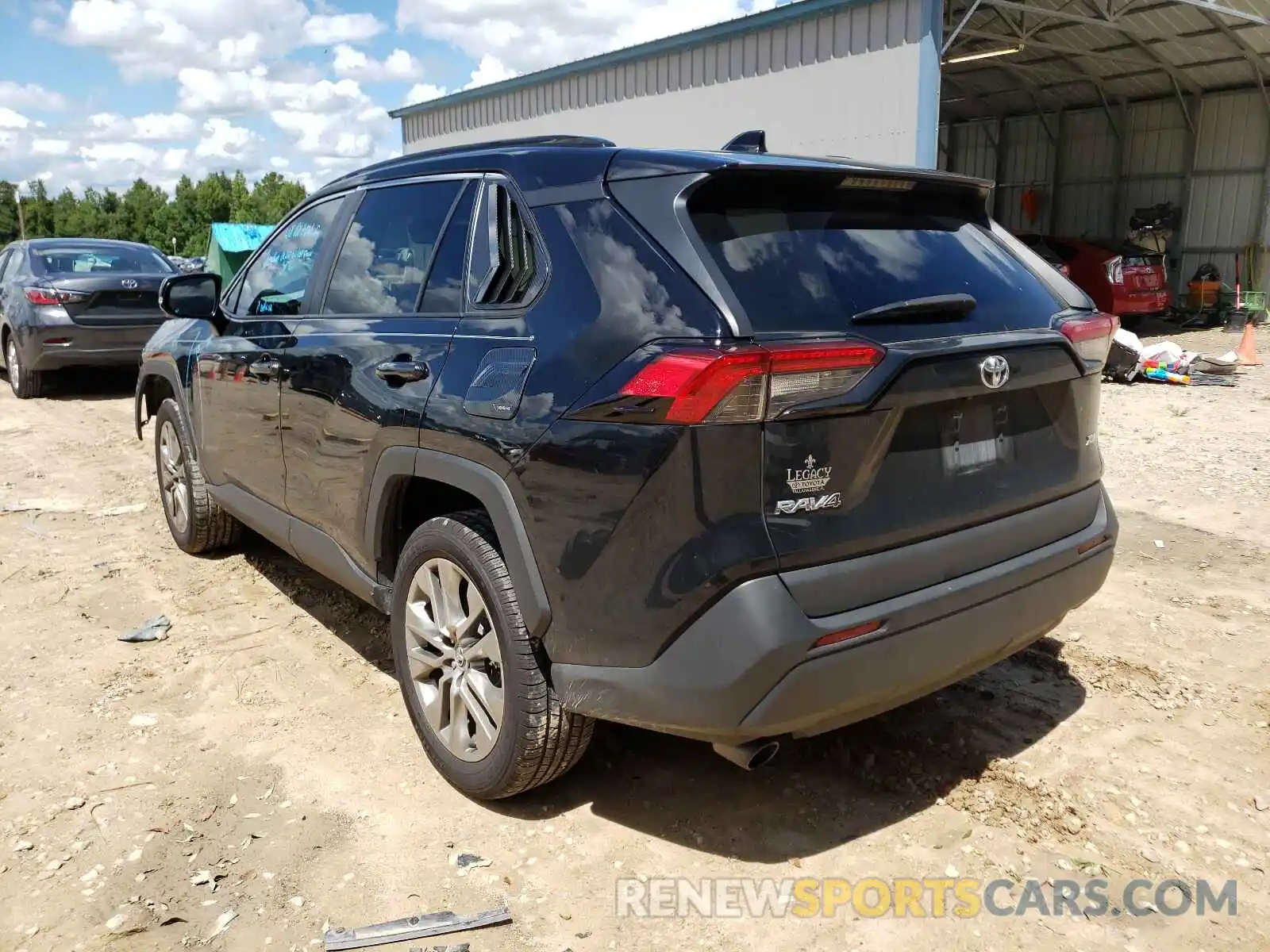 3 Photograph of a damaged car 2T3C1RFV9KC013153 TOYOTA RAV4 2019