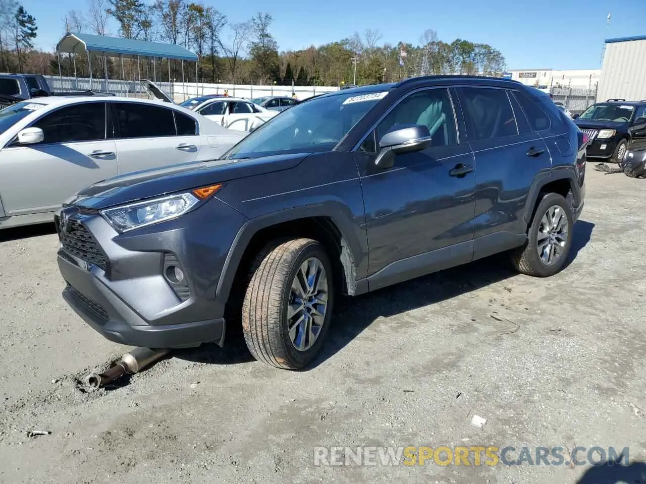 1 Photograph of a damaged car 2T3C1RFV9KC018398 TOYOTA RAV4 2019