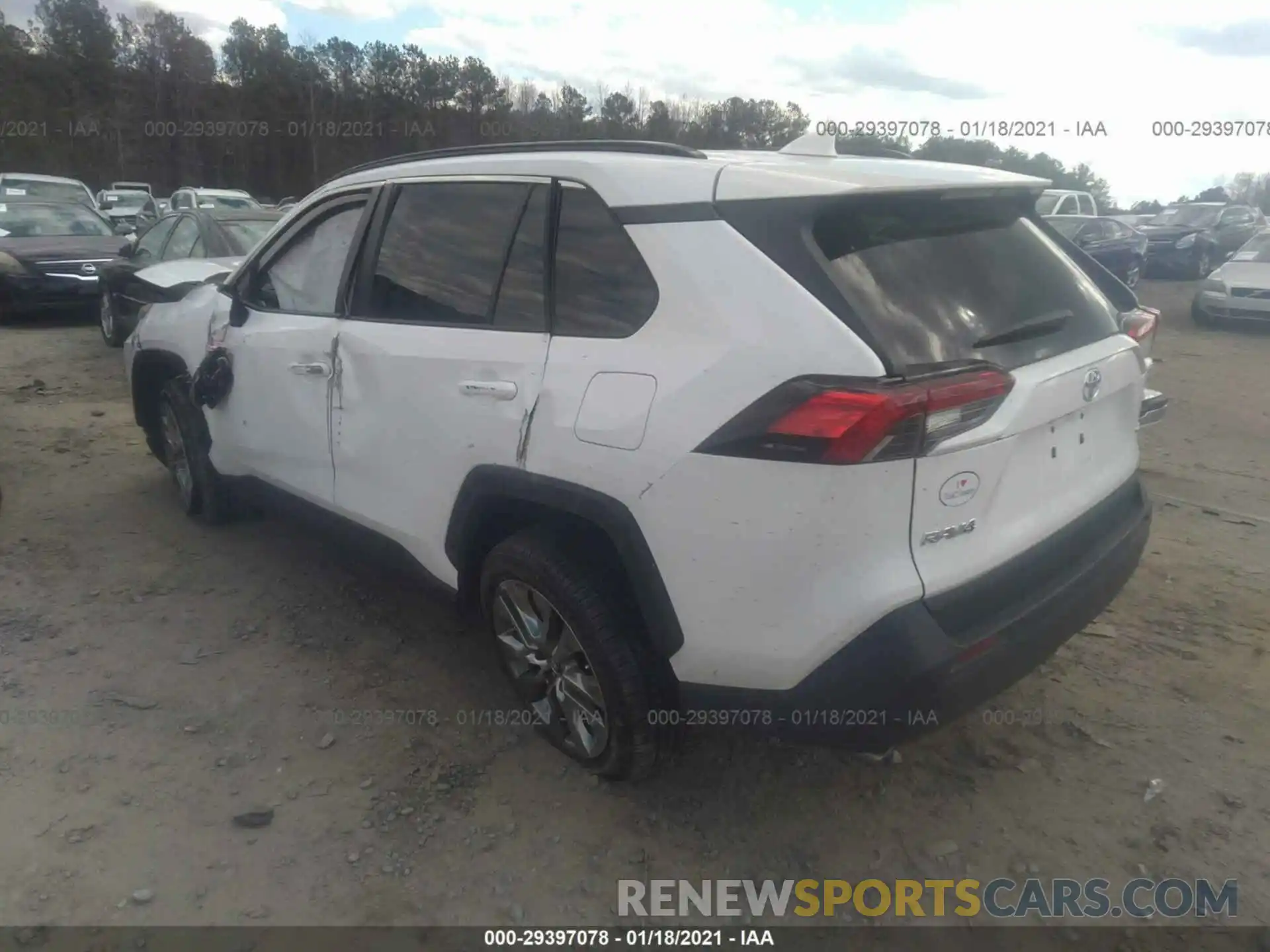 3 Photograph of a damaged car 2T3C1RFV9KC018773 TOYOTA RAV4 2019