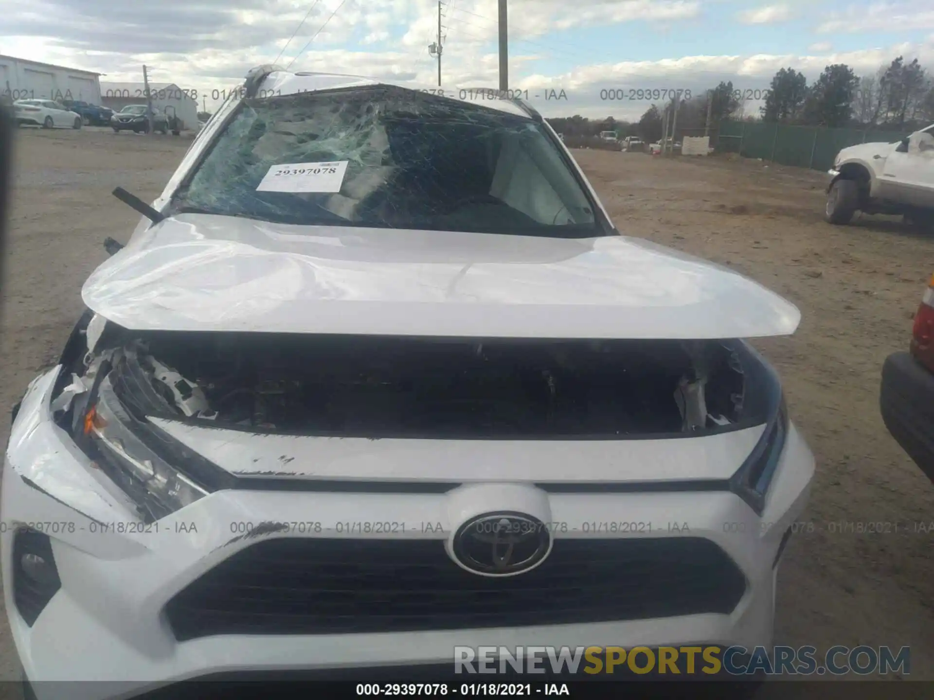 6 Photograph of a damaged car 2T3C1RFV9KC018773 TOYOTA RAV4 2019