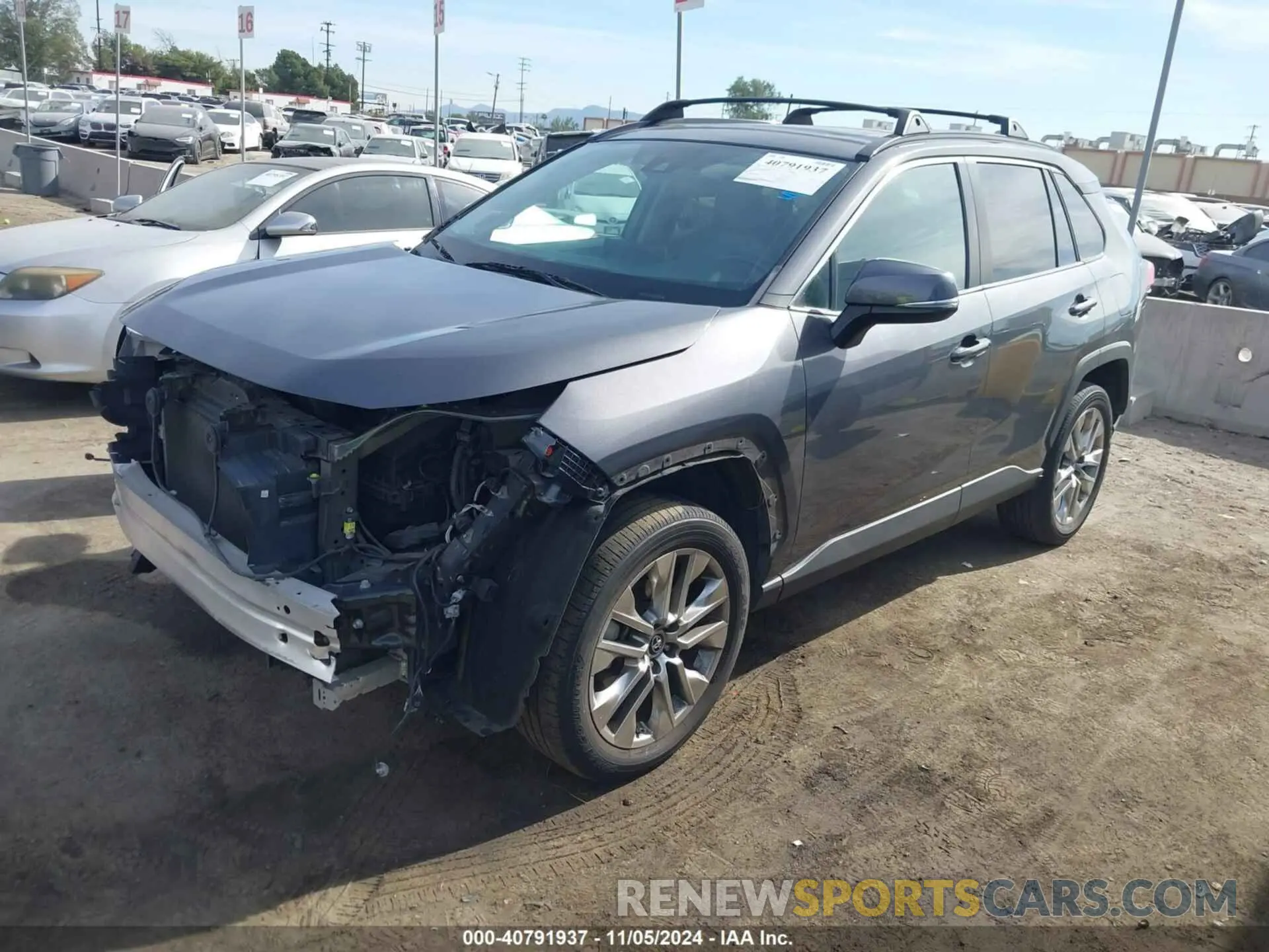 2 Photograph of a damaged car 2T3C1RFV9KW007173 TOYOTA RAV4 2019