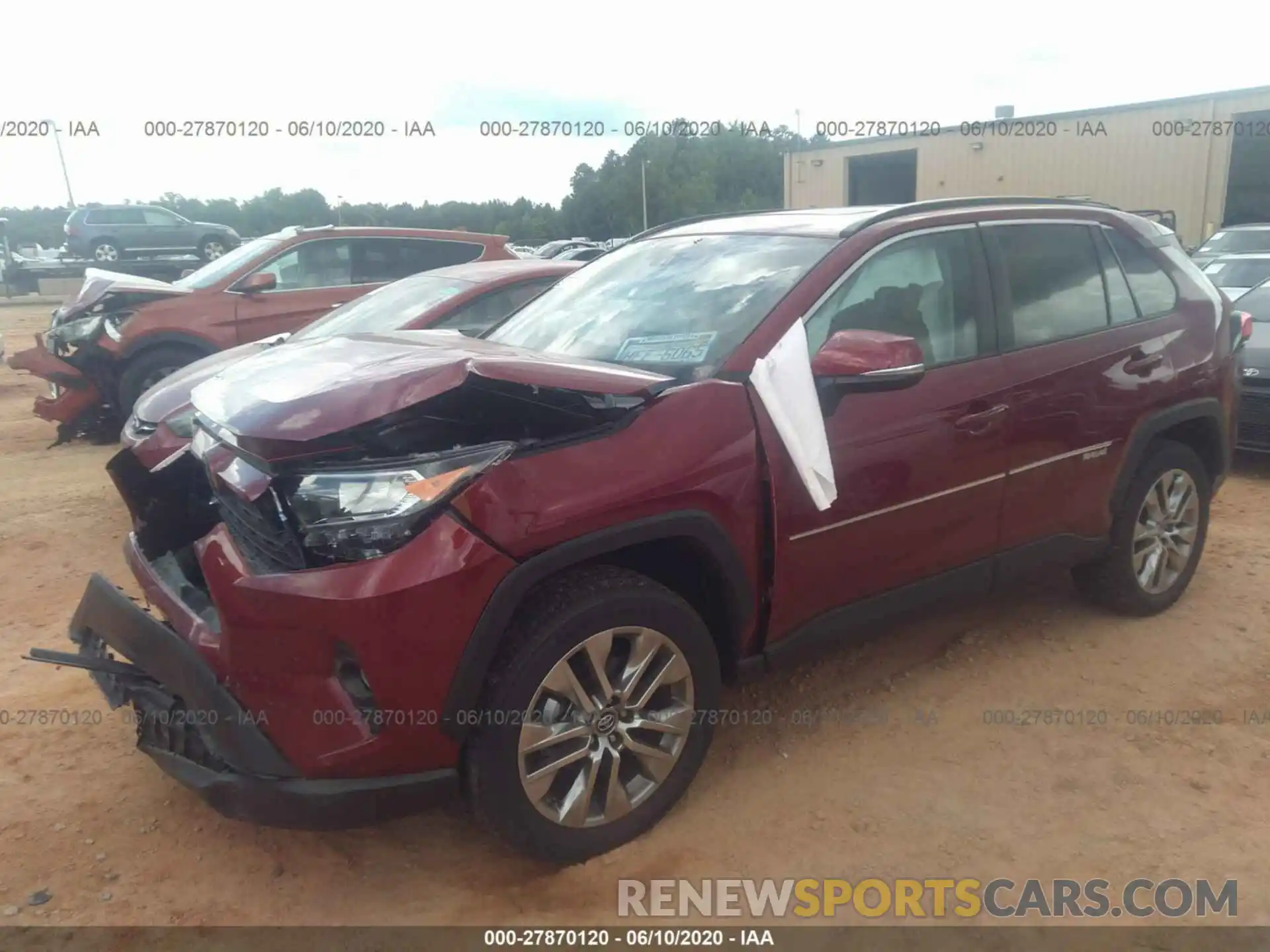 2 Photograph of a damaged car 2T3C1RFV9KW054039 TOYOTA RAV4 2019