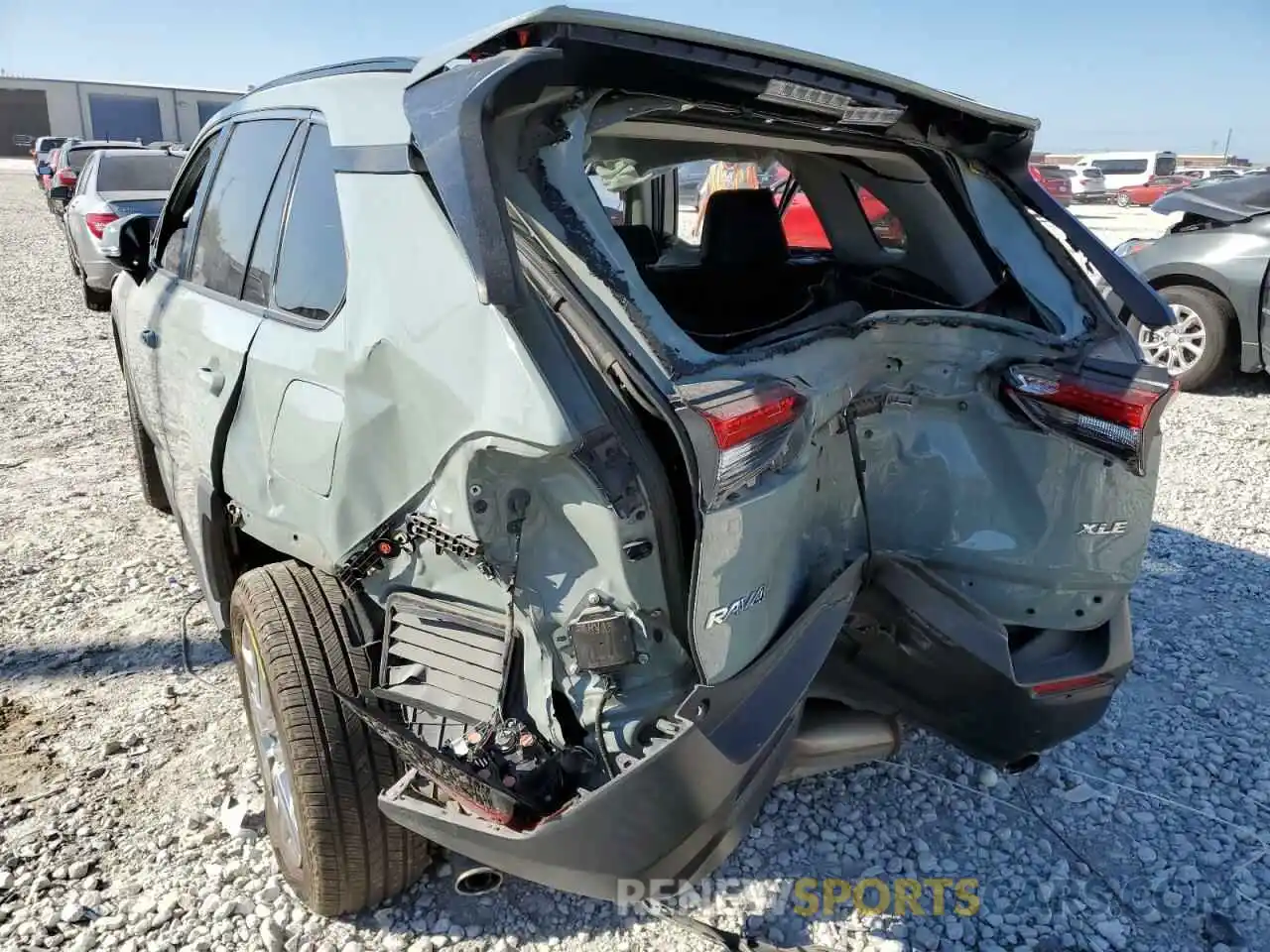 3 Photograph of a damaged car 2T3C1RFV9KW054610 TOYOTA RAV4 2019