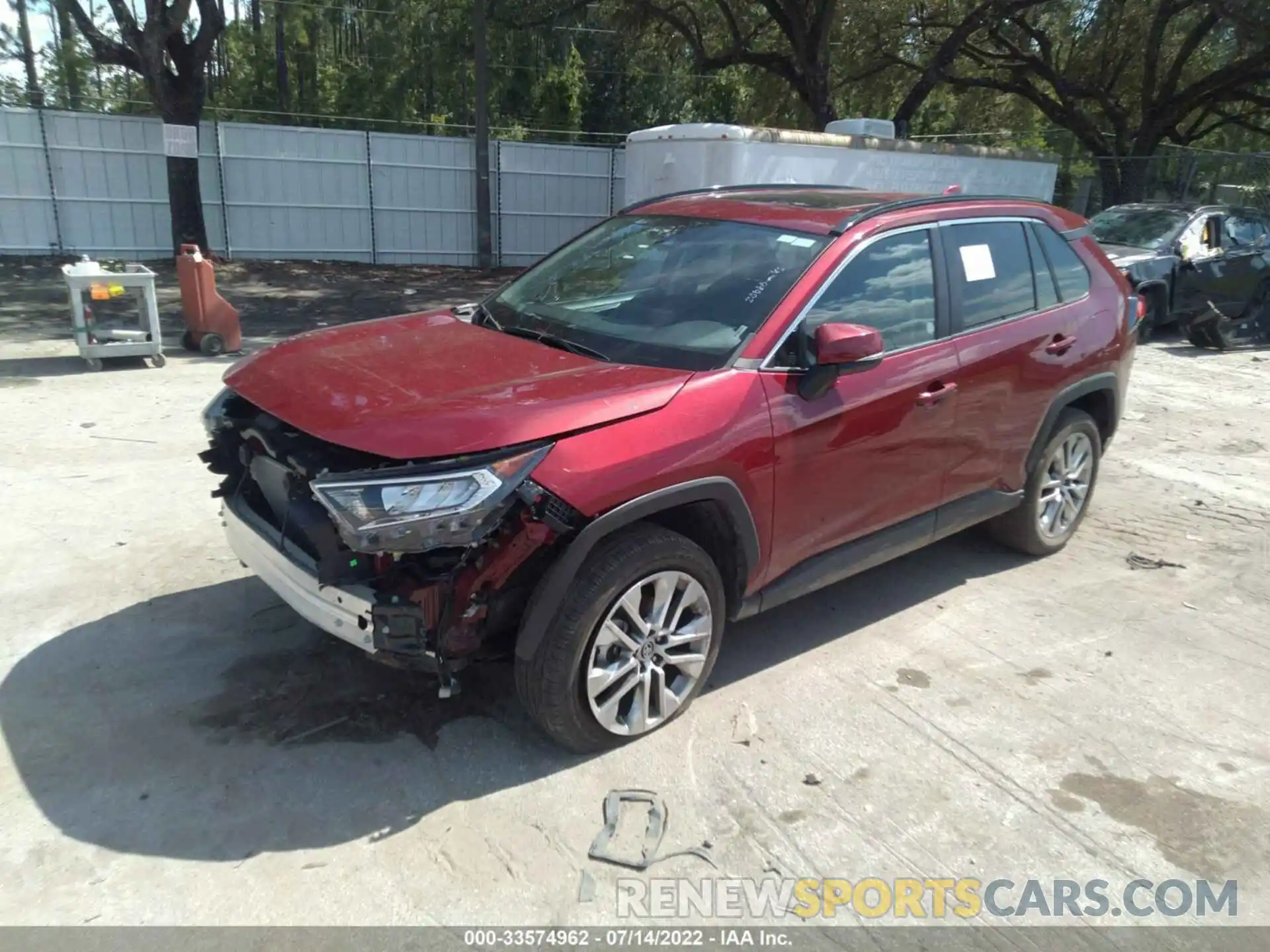 2 Photograph of a damaged car 2T3C1RFVXKC005143 TOYOTA RAV4 2019