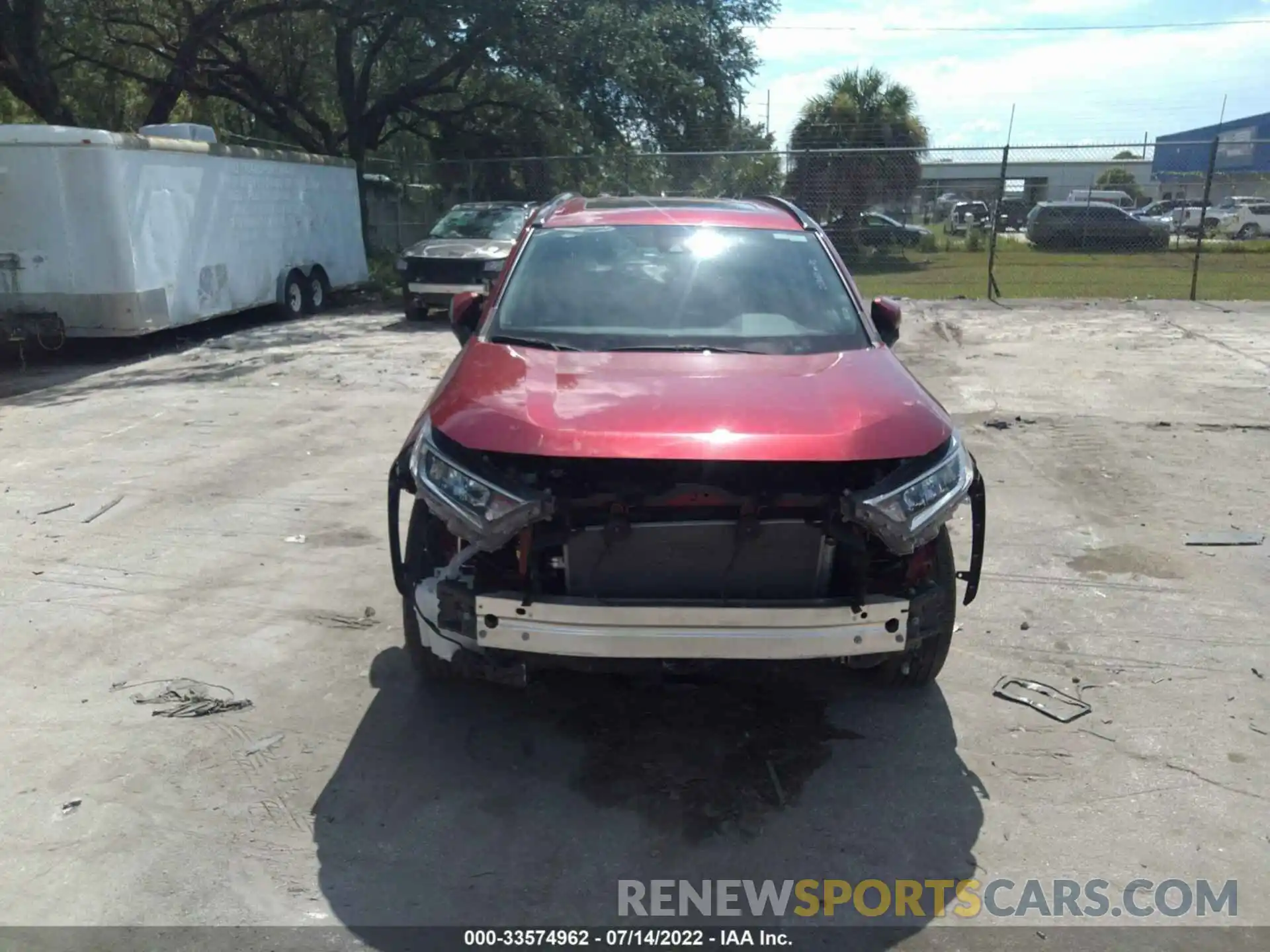 6 Photograph of a damaged car 2T3C1RFVXKC005143 TOYOTA RAV4 2019