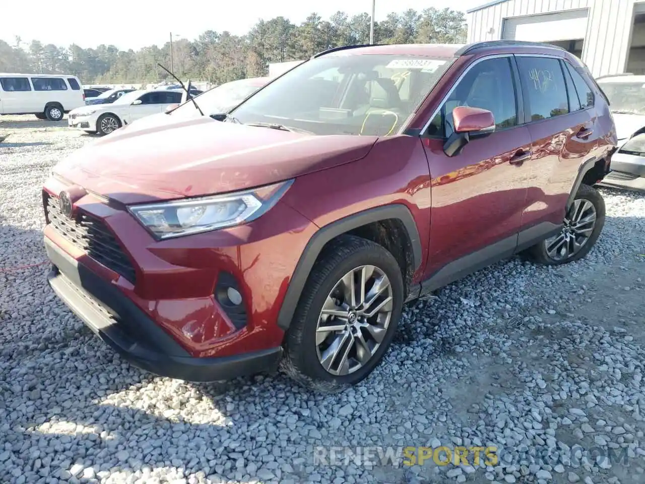 2 Photograph of a damaged car 2T3C1RFVXKC013663 TOYOTA RAV4 2019