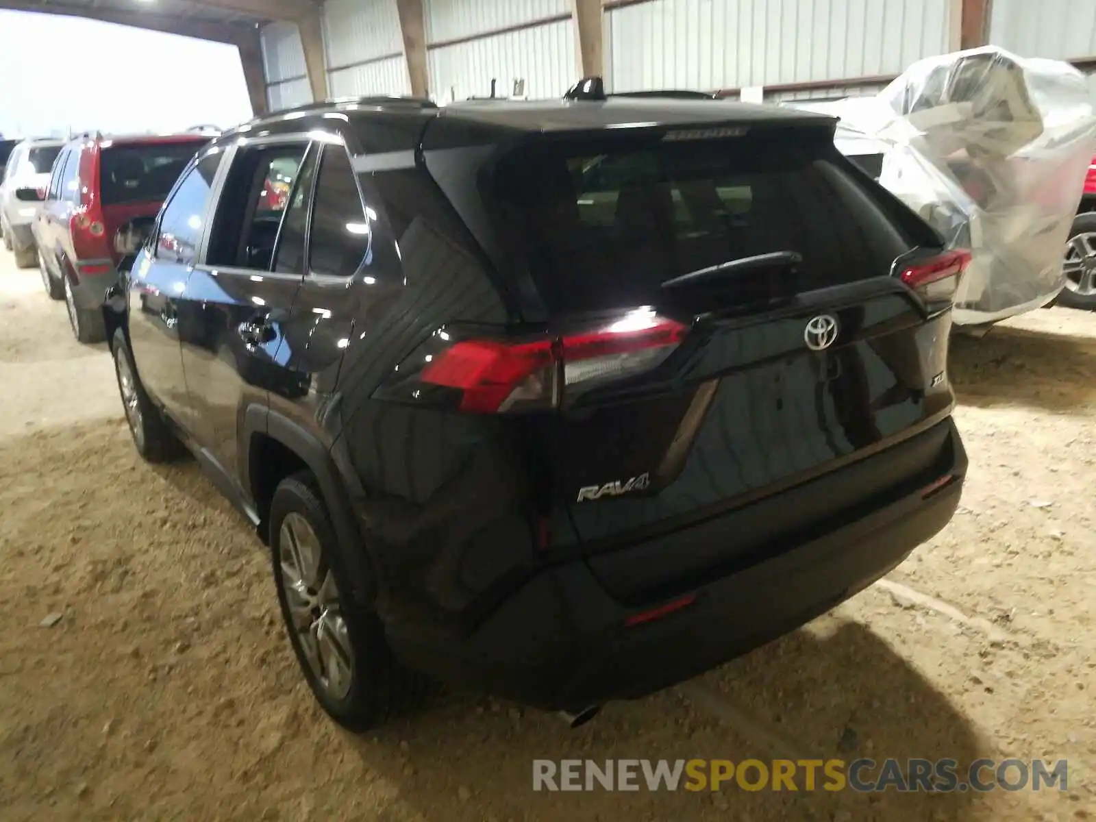 3 Photograph of a damaged car 2T3C1RFVXKC023433 TOYOTA RAV4 2019