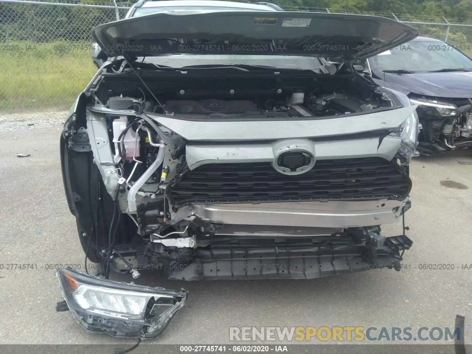 6 Photograph of a damaged car 2T3C1RFVXKW034267 TOYOTA RAV4 2019