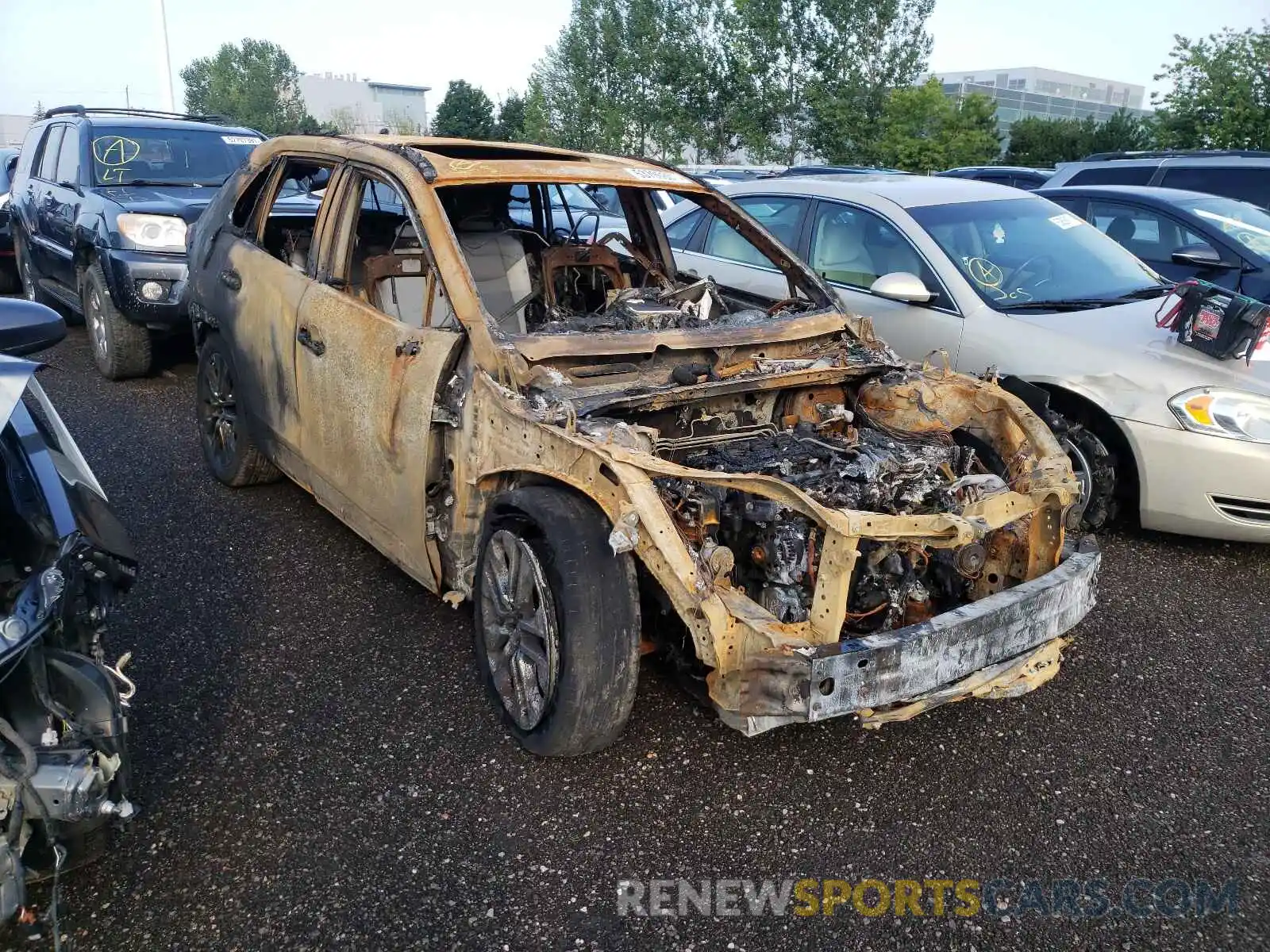 1 Photograph of a damaged car 2T3D1RFV9KW027590 TOYOTA RAV4 2019