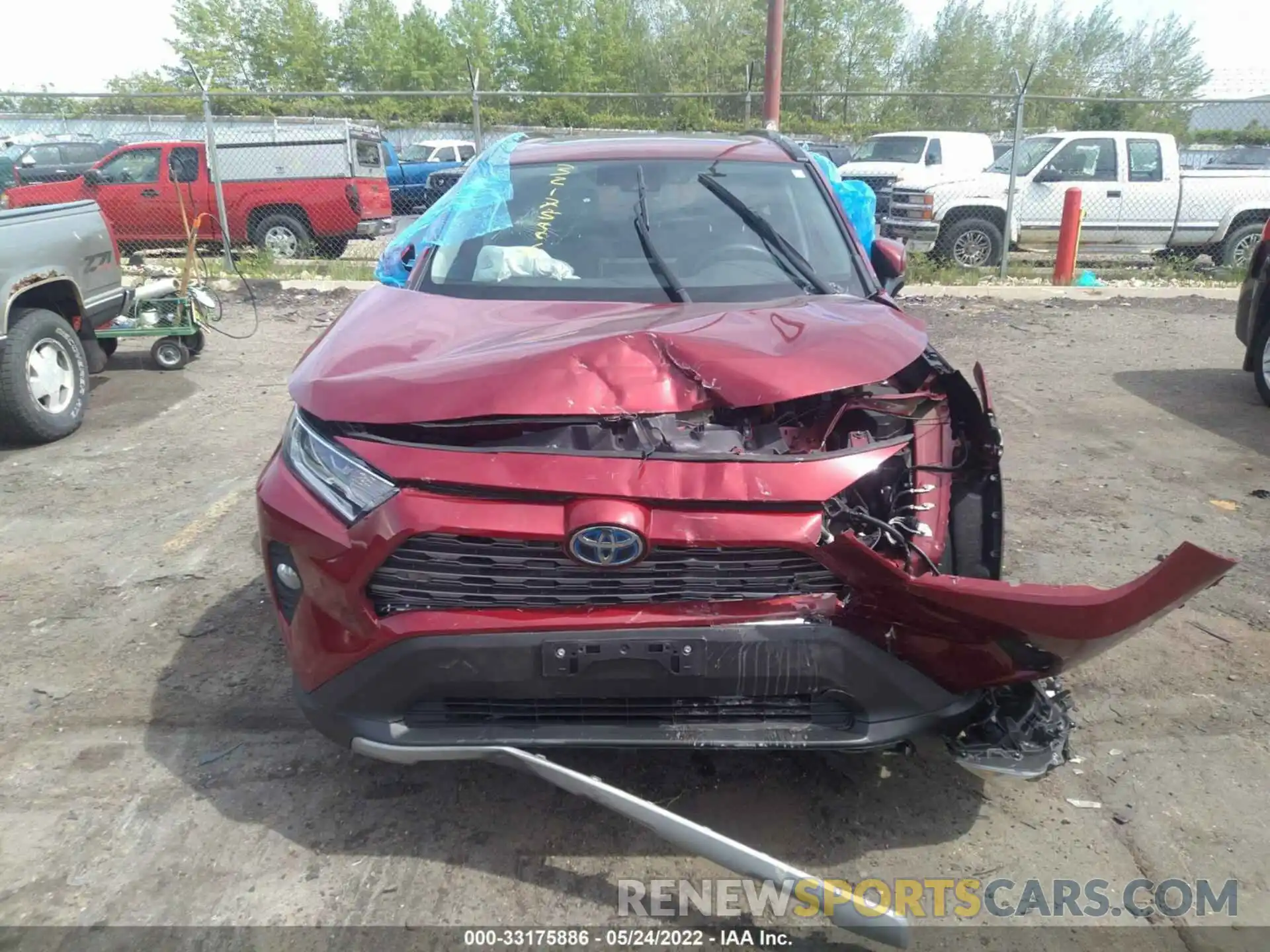 6 Photograph of a damaged car 2T3DWRFV0KW013174 TOYOTA RAV4 2019