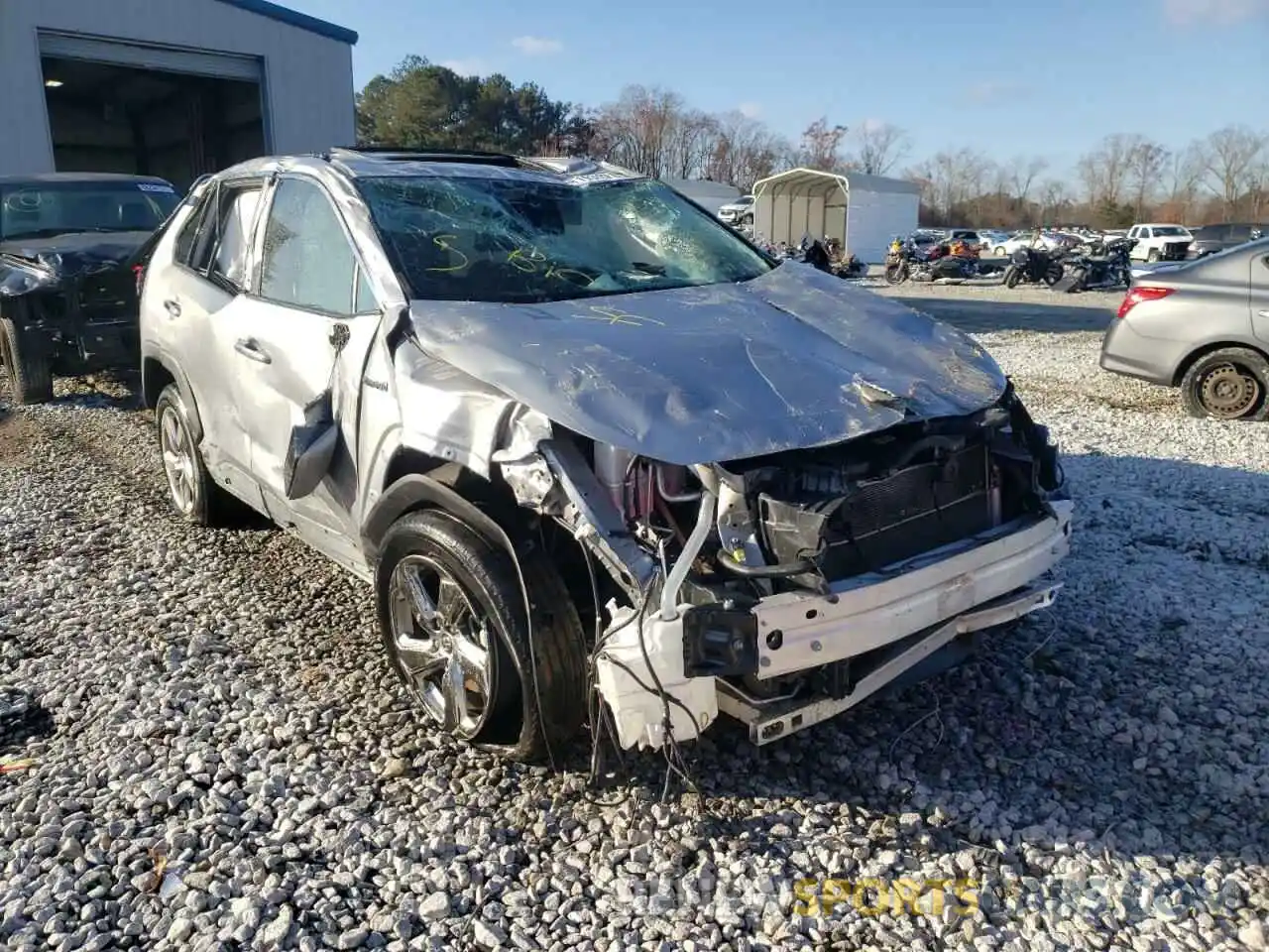 1 Photograph of a damaged car 2T3DWRFV0KW043646 TOYOTA RAV4 2019