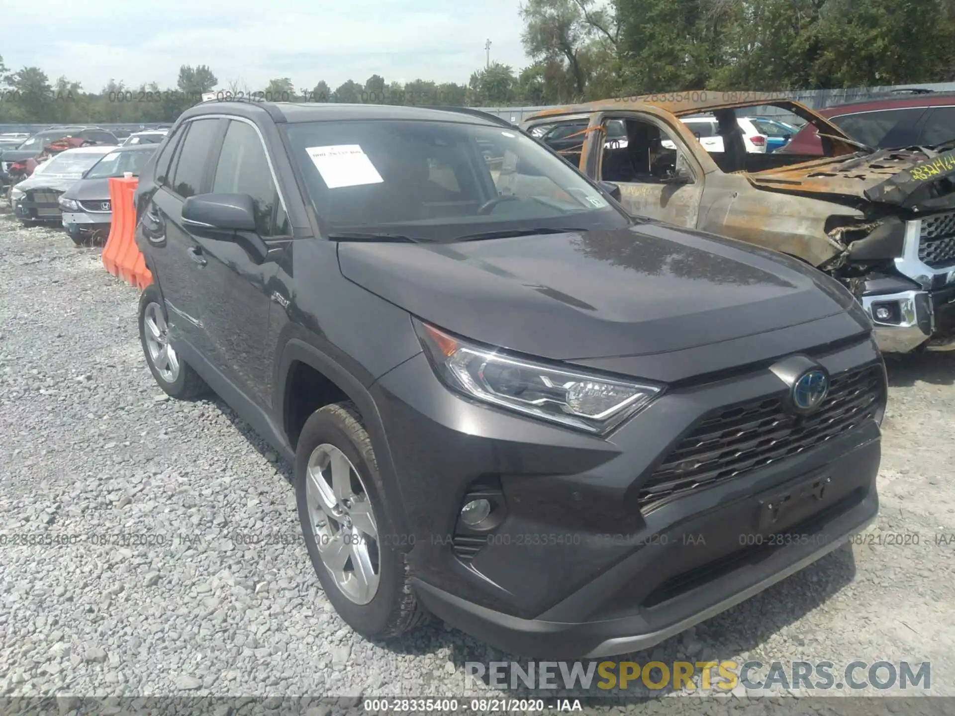 1 Photograph of a damaged car 2T3DWRFV1KW003818 TOYOTA RAV4 2019