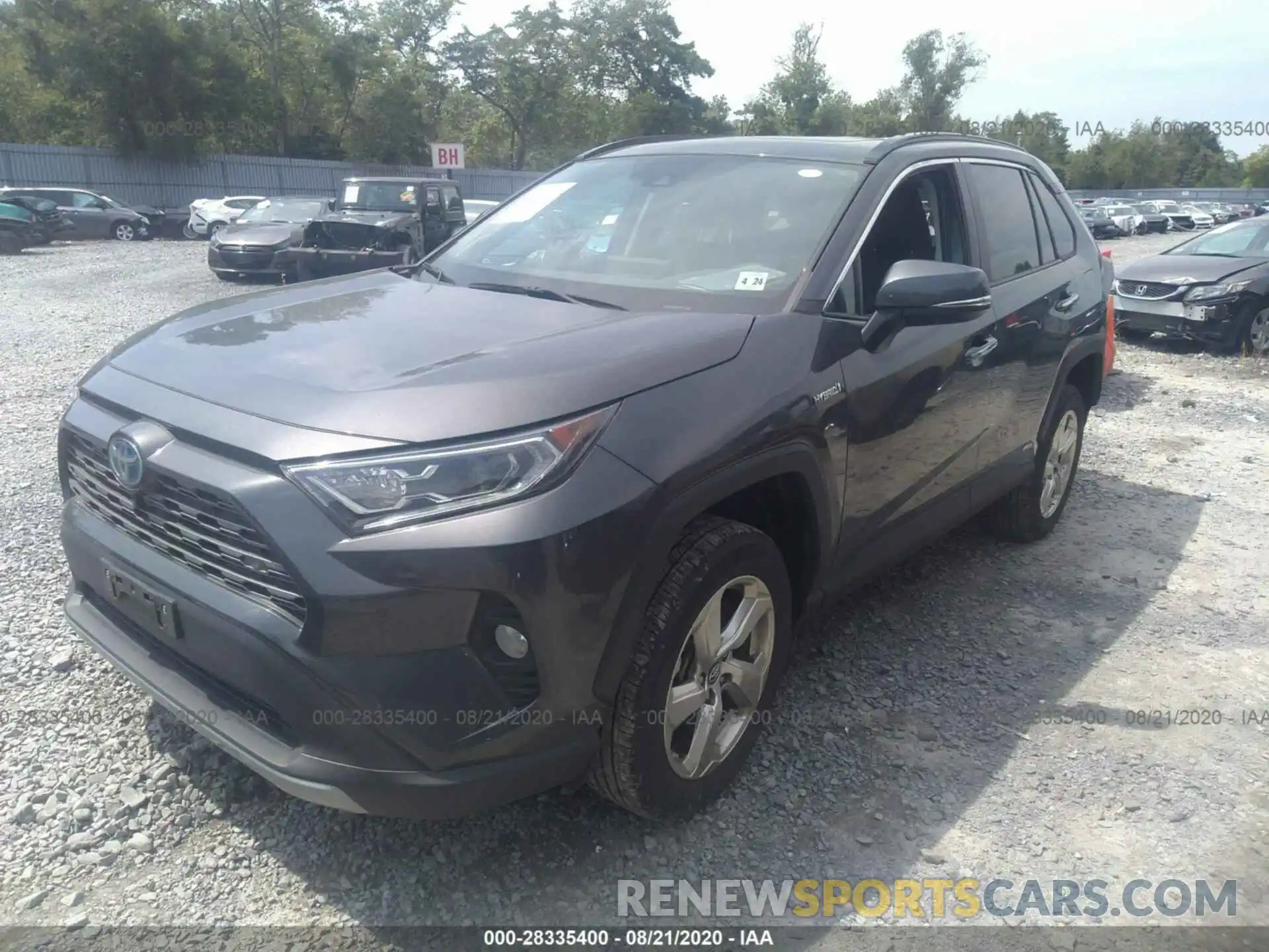 2 Photograph of a damaged car 2T3DWRFV1KW003818 TOYOTA RAV4 2019