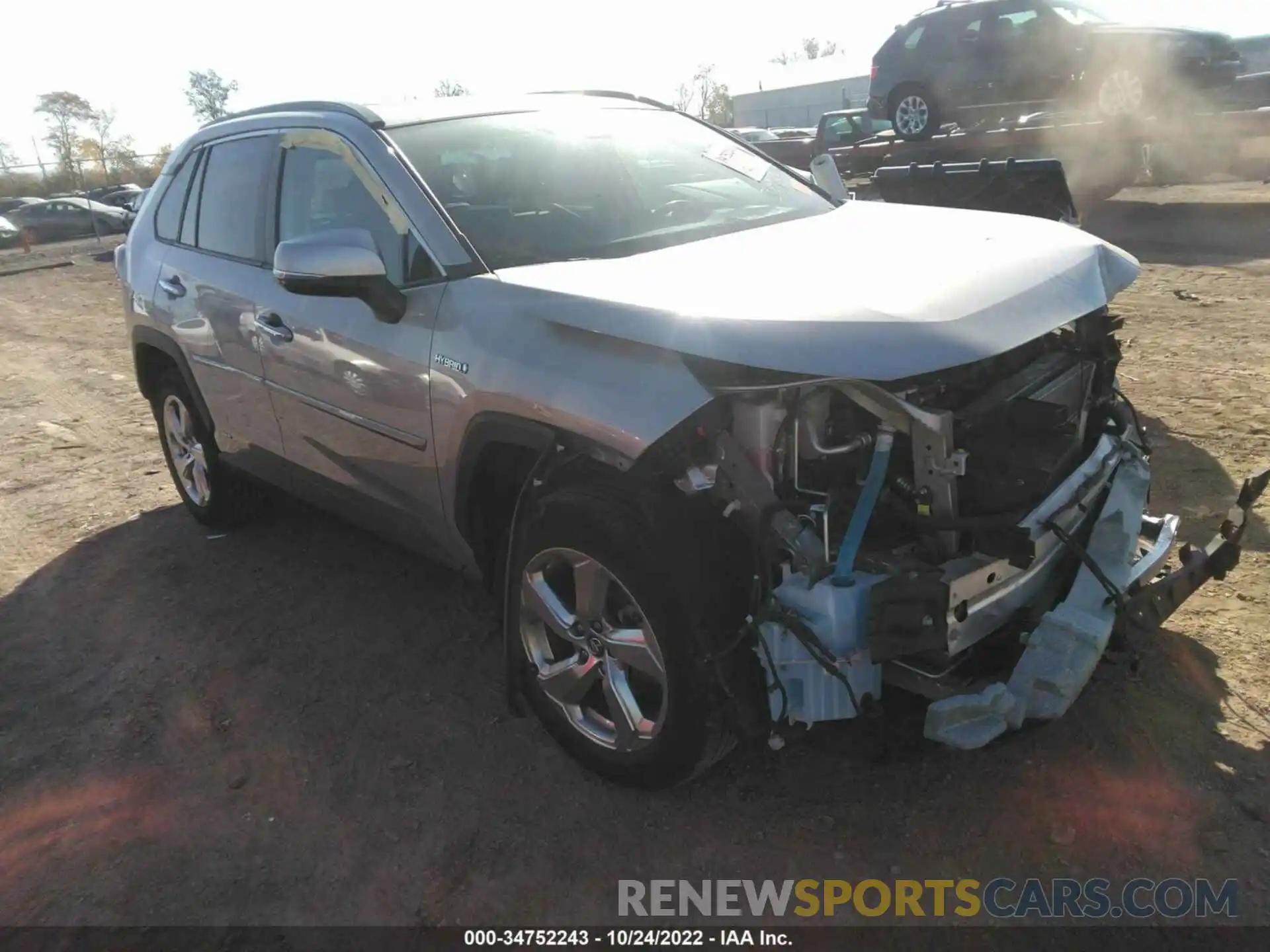 1 Photograph of a damaged car 2T3DWRFV1KW017198 TOYOTA RAV4 2019