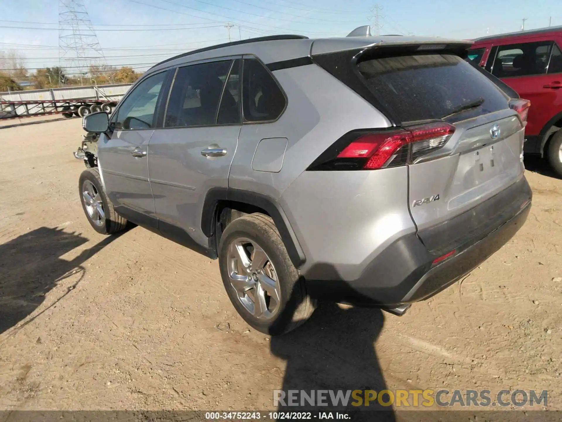 3 Photograph of a damaged car 2T3DWRFV1KW017198 TOYOTA RAV4 2019