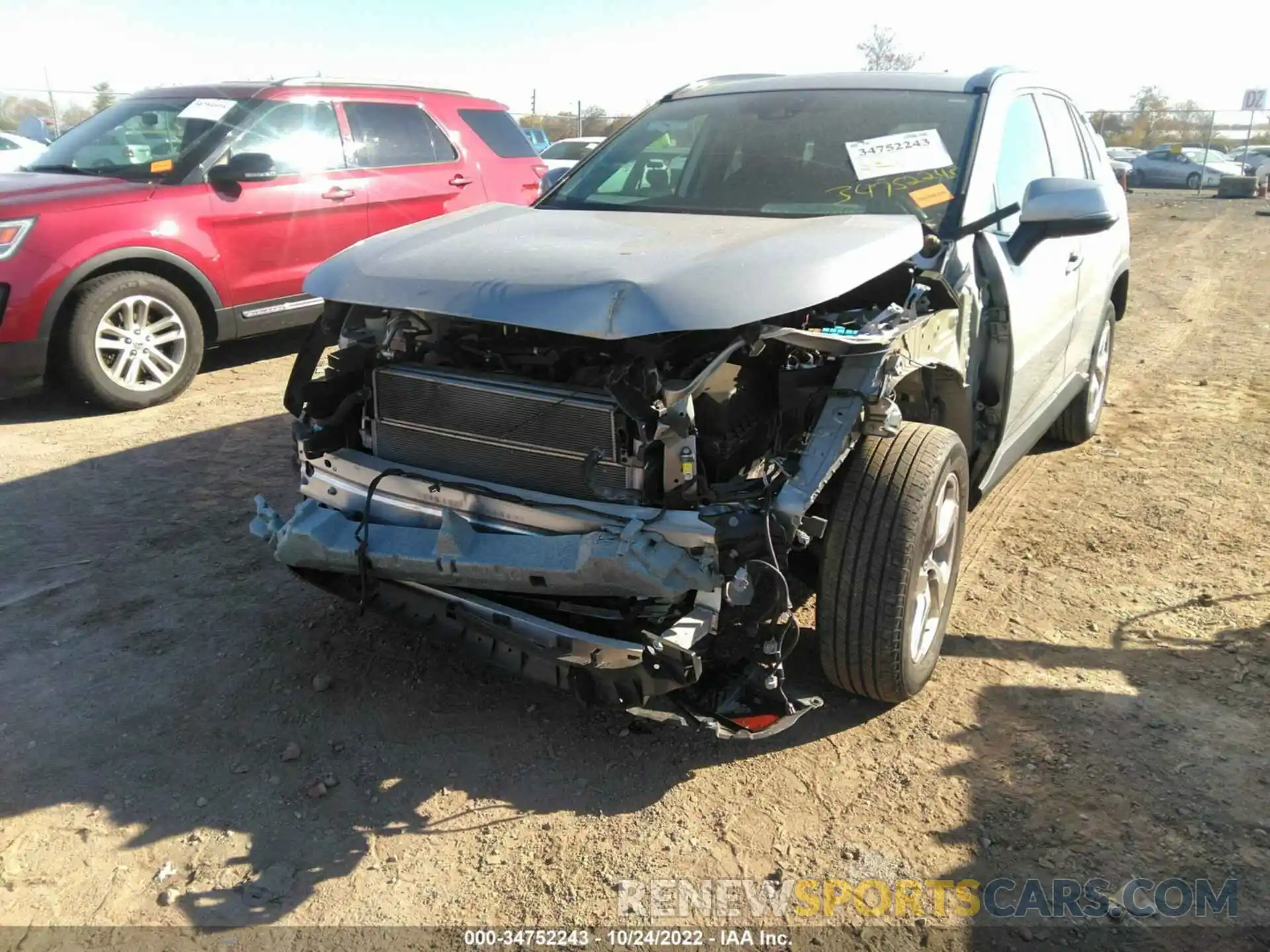 6 Photograph of a damaged car 2T3DWRFV1KW017198 TOYOTA RAV4 2019